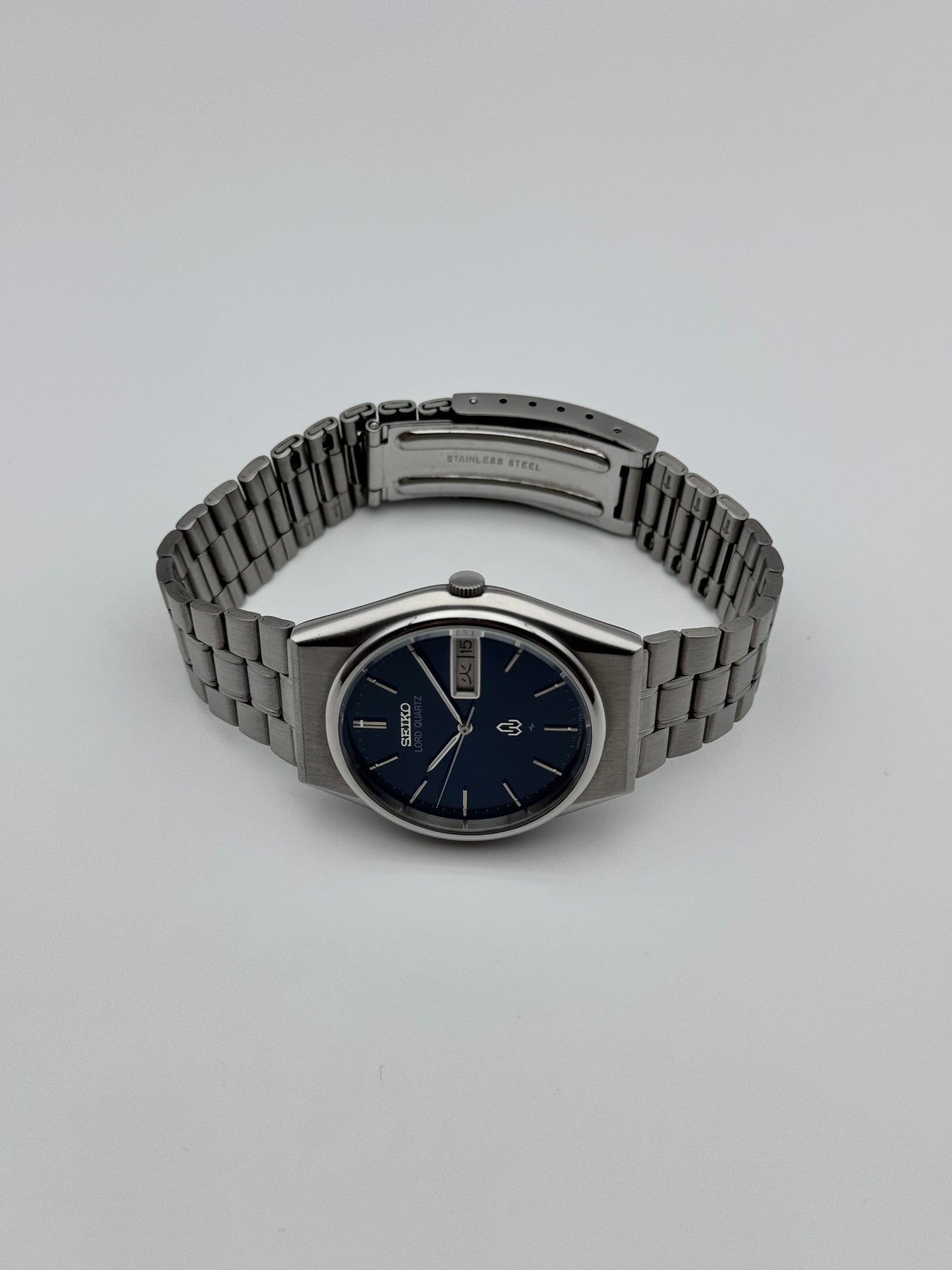 Seiko Lord Quartz JDM Japanese Day-Date 7143-7030
