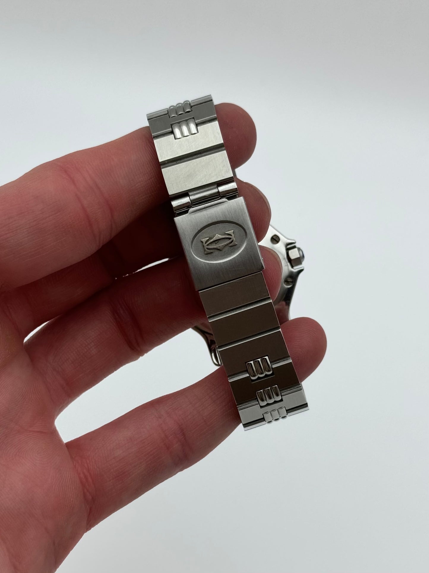 Cartier Santos Octagon Automatic Date 2965 - Special edition Godron Bracelet