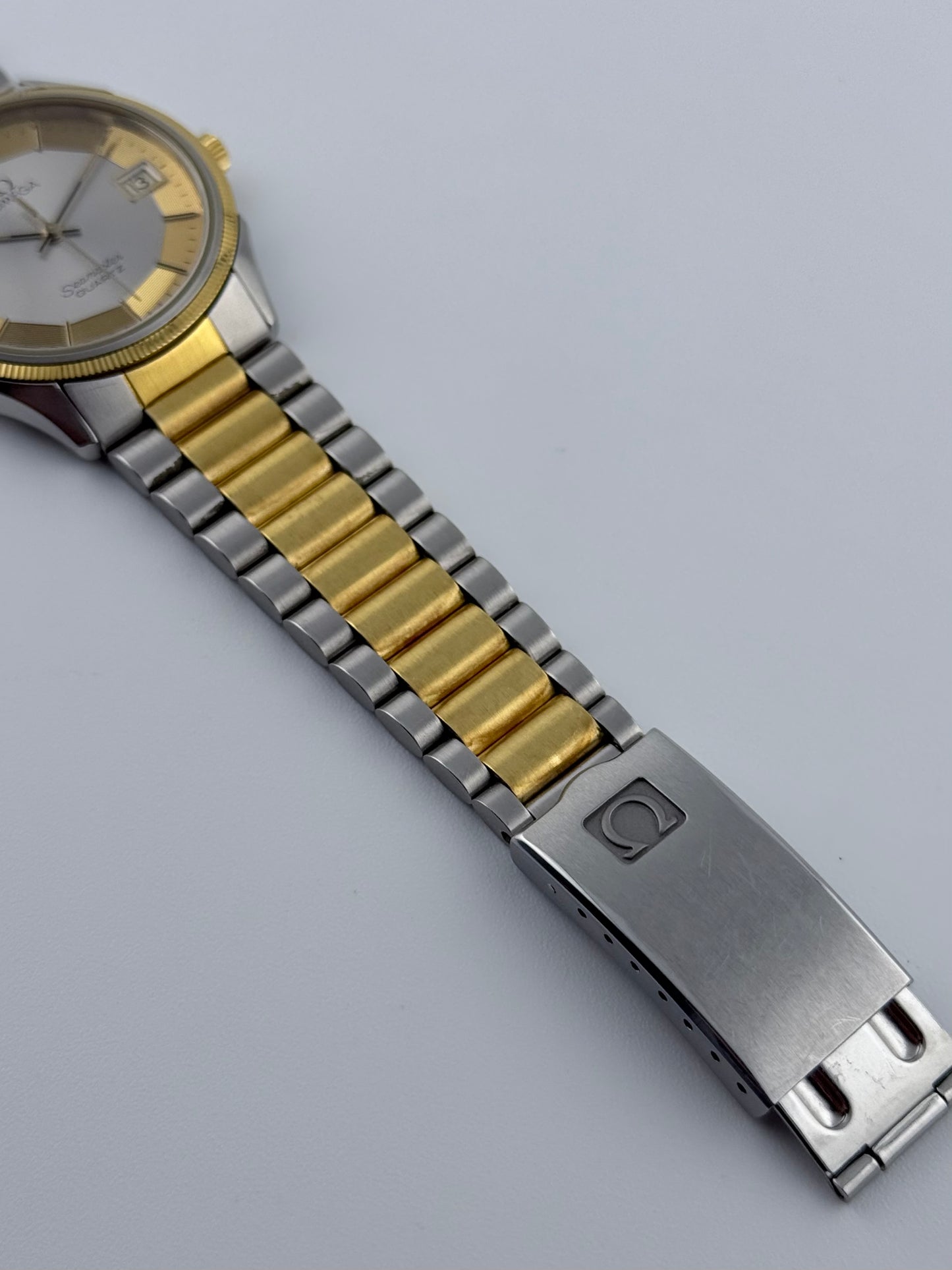 Omega Seamaster Quartz Date - 196.0189 - Rare Pie-Pan Dial