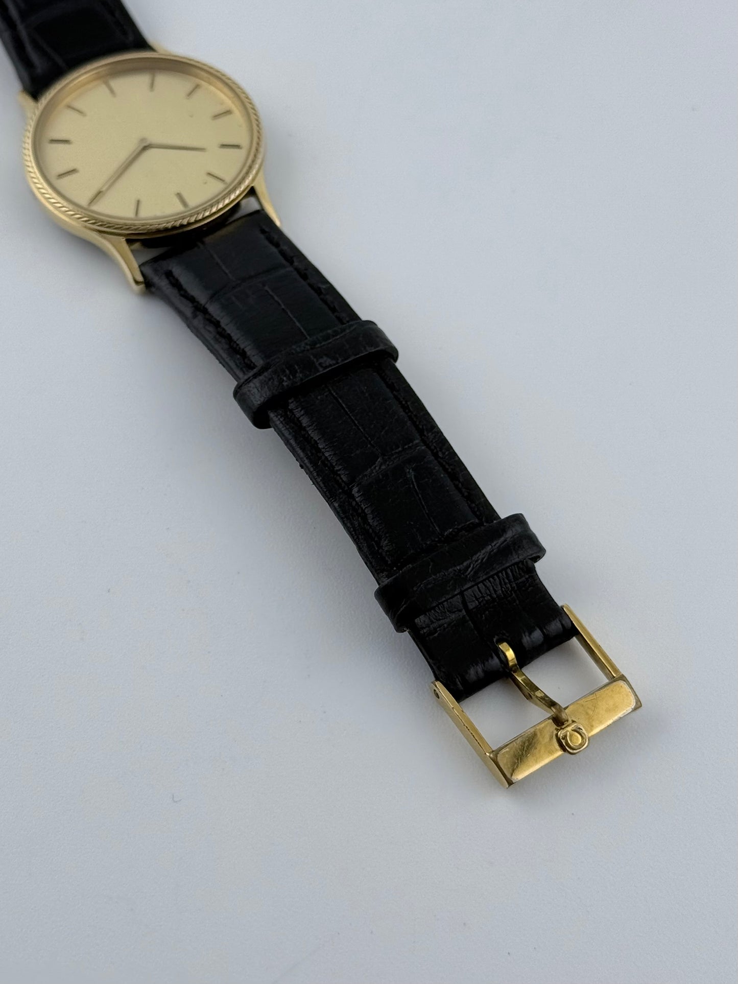 Omega De Ville Quartz - Rare Bezel and Hands - Box & Papers Full Set
