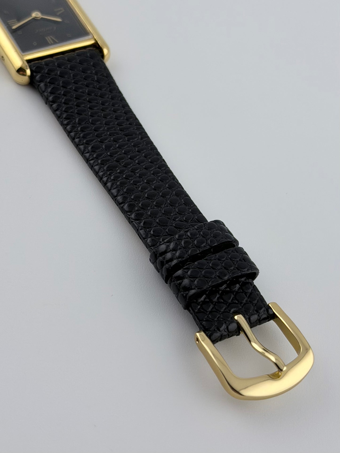 Cartier Must De Tank Quartz - 590005 - Black Dial