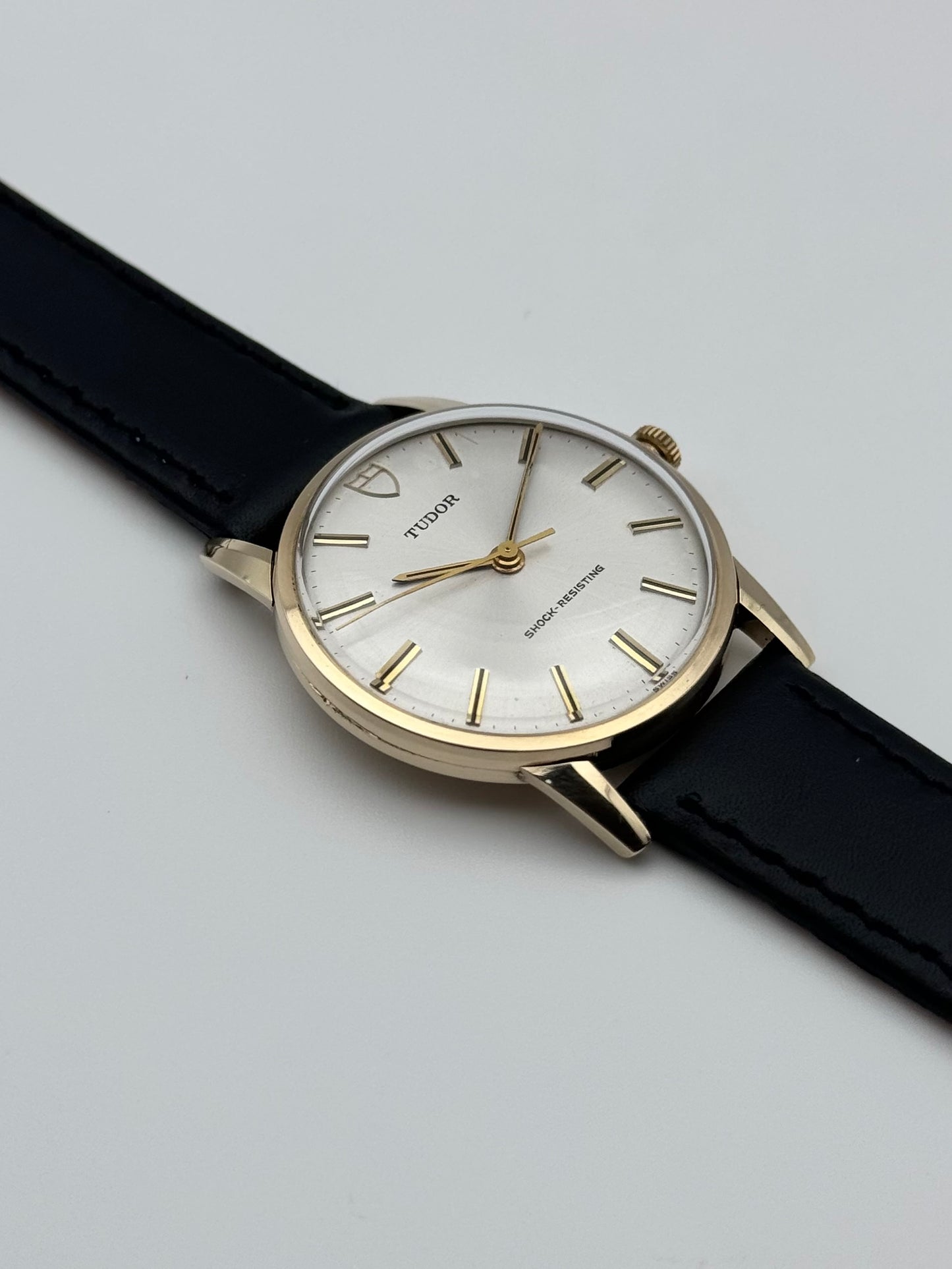 Tudor Manual Wind Shock Resisting 9ct Solid Gold Dress Piece