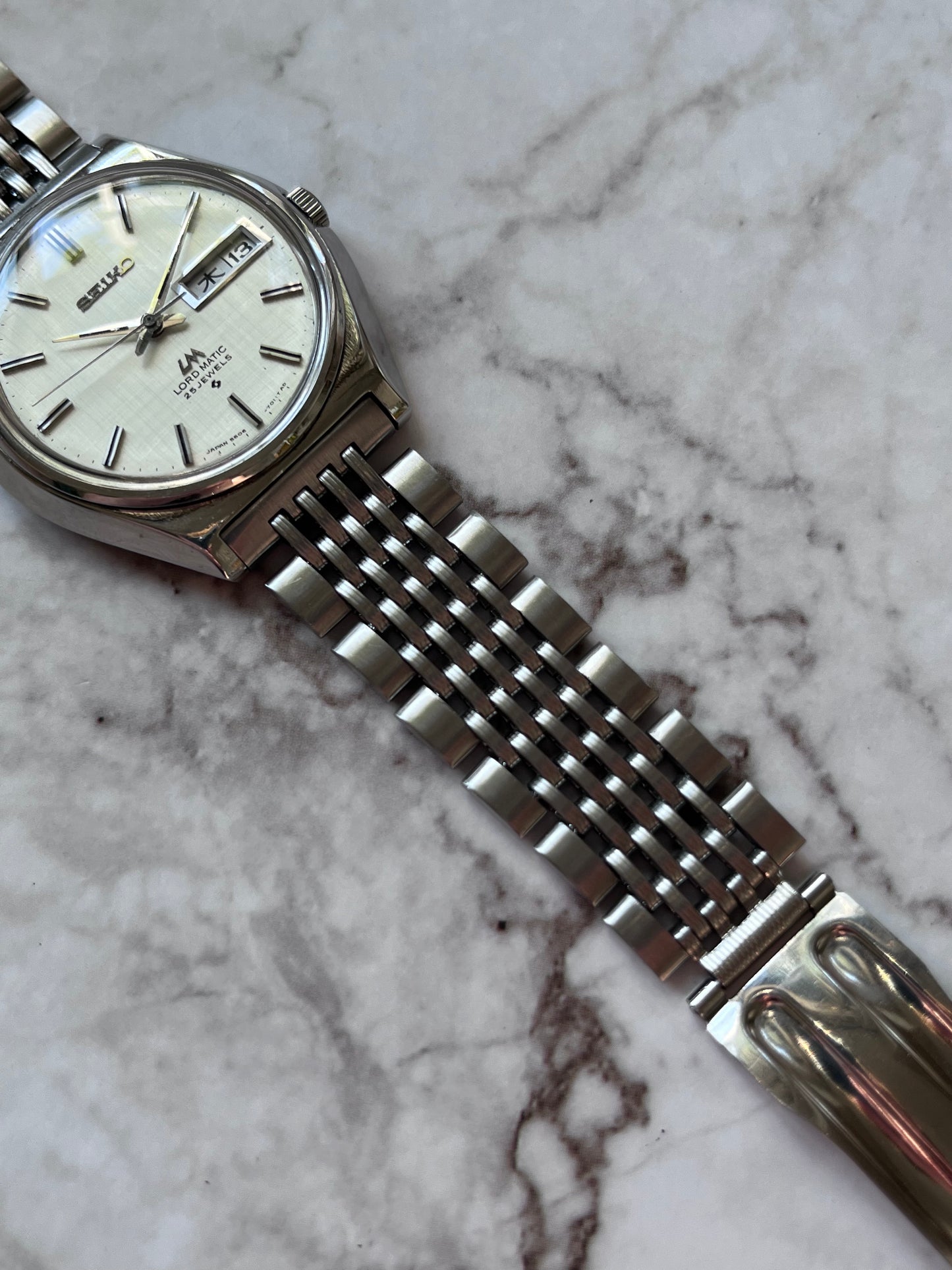 Seiko Lord Matic Kanji Linen Dial