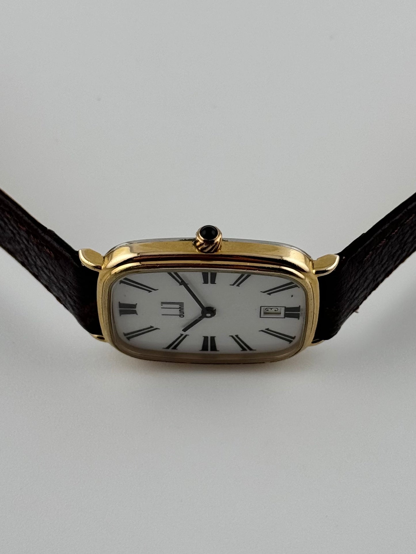 Dunhill Quartz Tank Date Gent’s Dress Watch