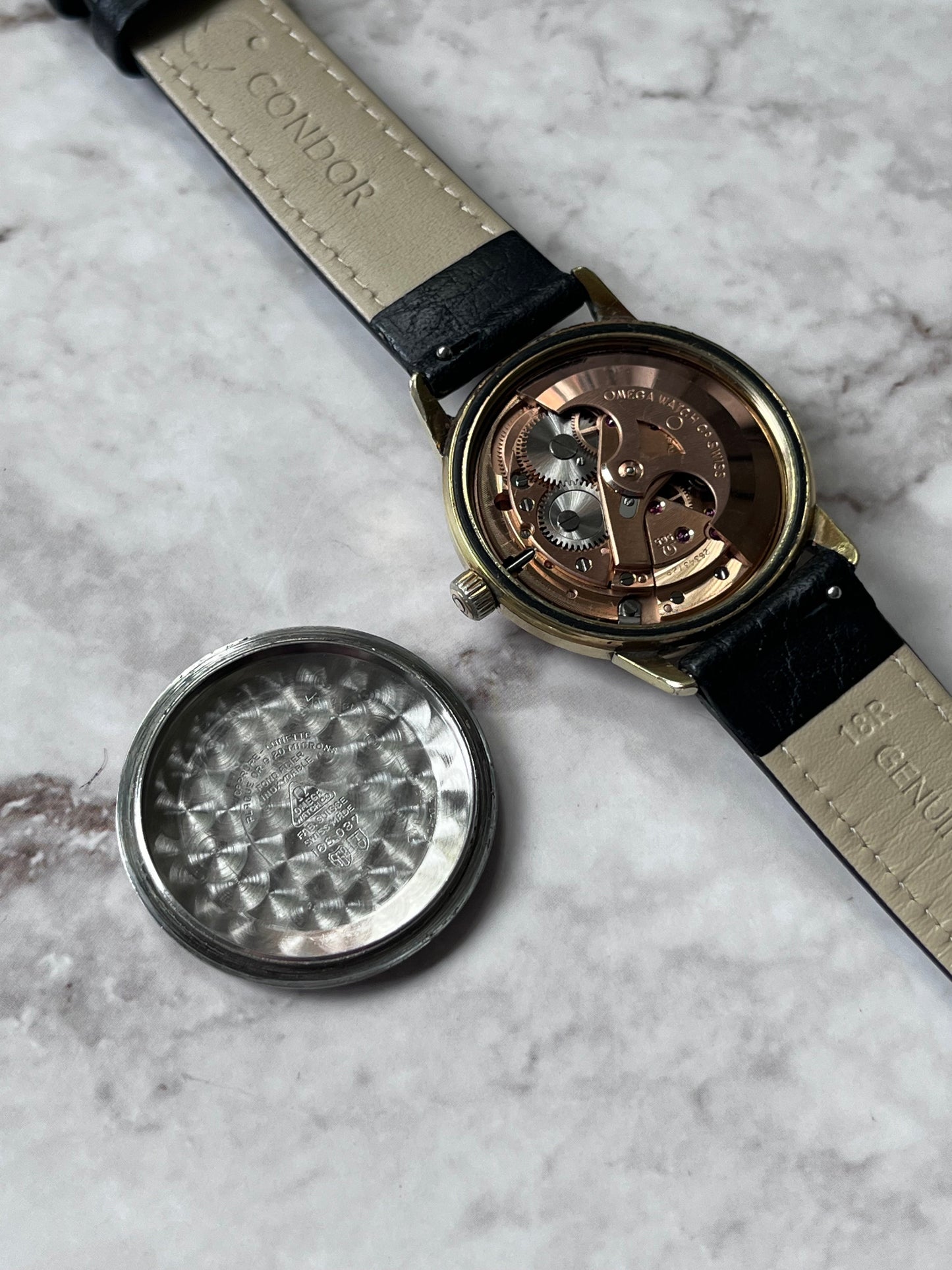 Omega Geneve Automatic Cross Hair Date 166.037