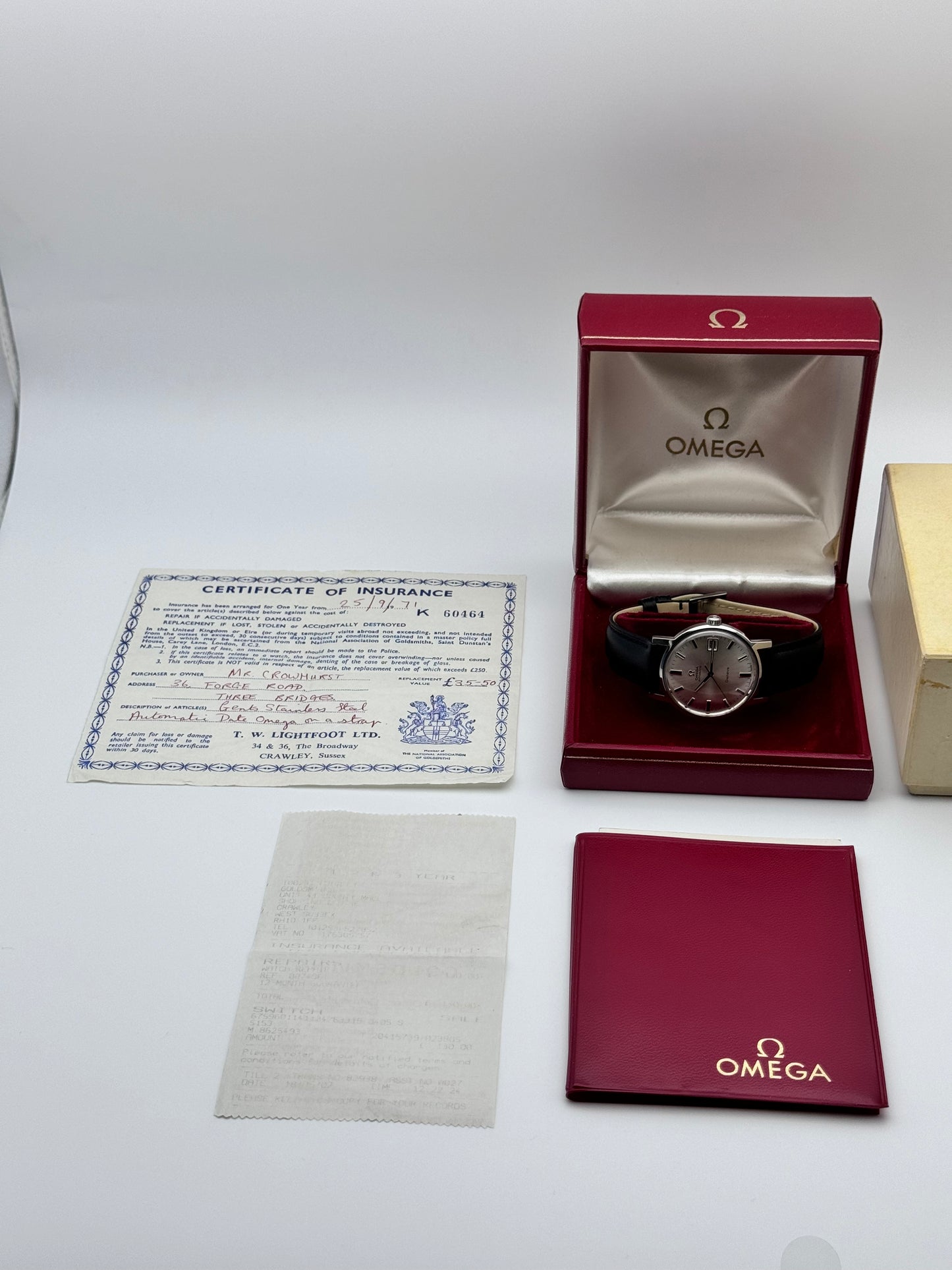 Omega Geneve Automatic Date 166.070 - Complete Full Set