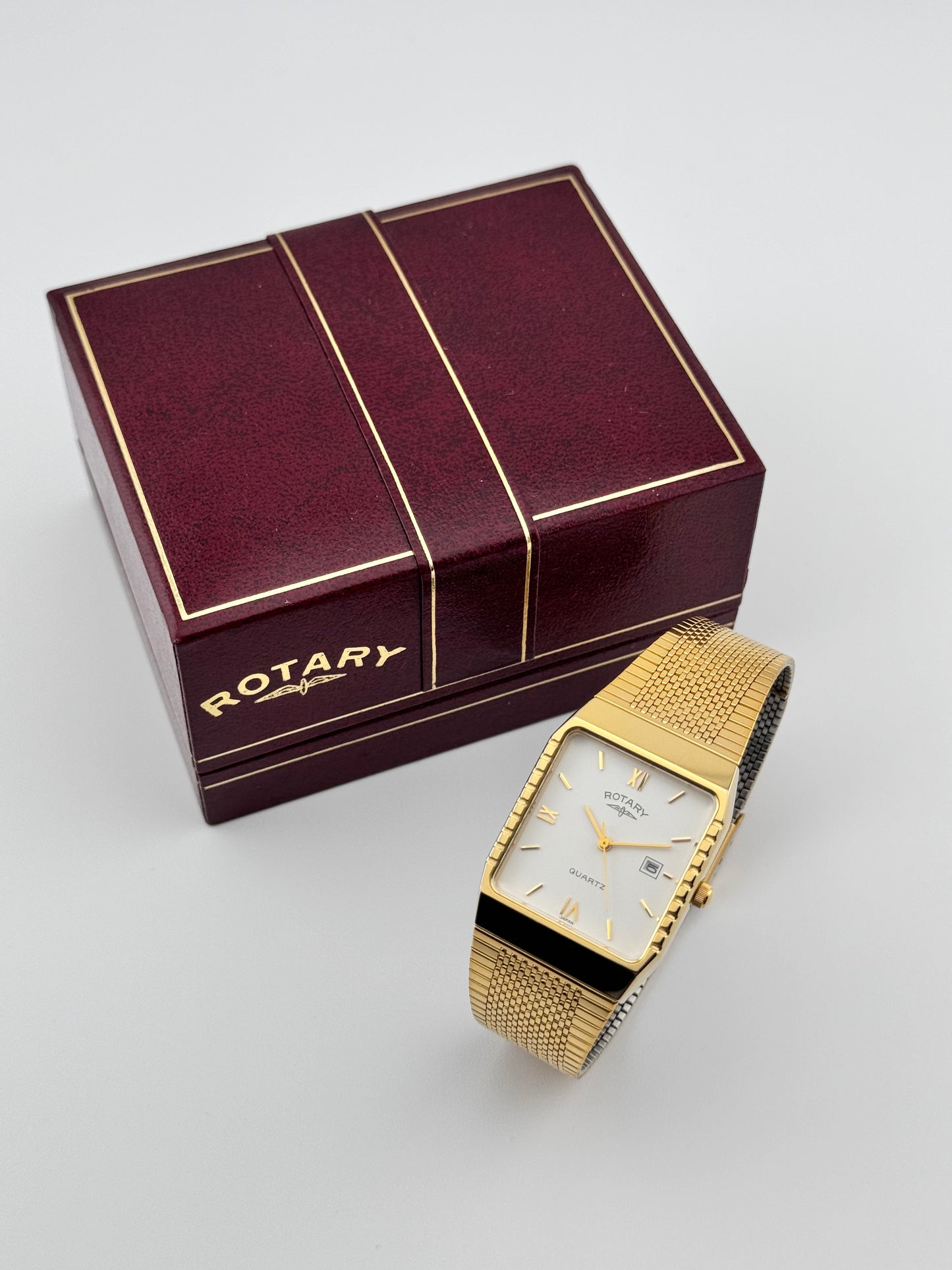 Rotary Tank Quartz Dress Watch 4106 - Original Box