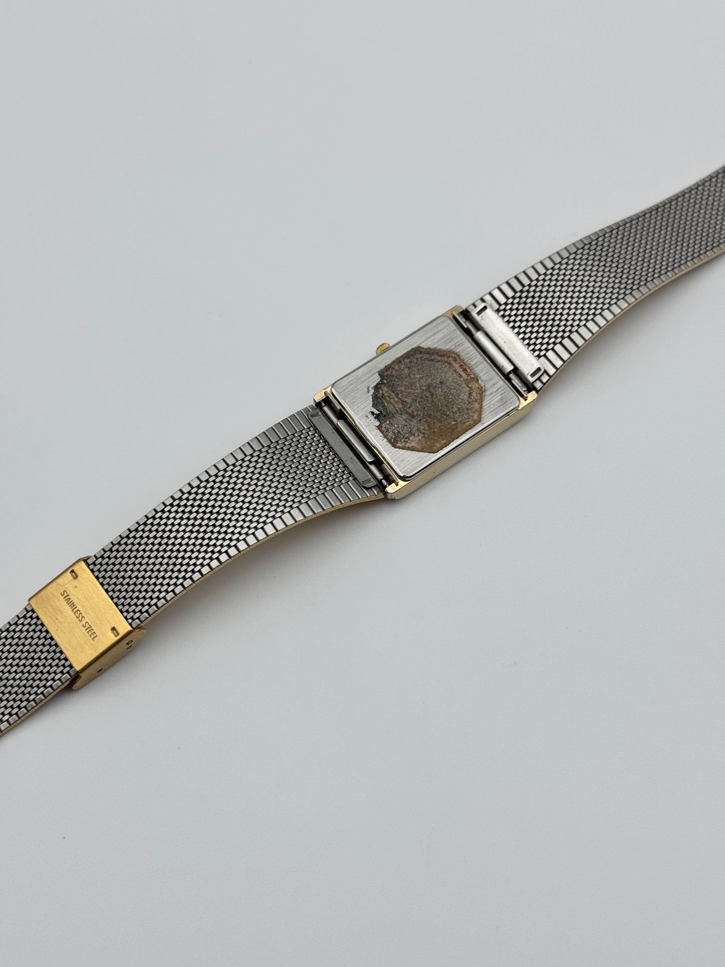 Accurist Tank Date Quartz Rare Dial - Original Box