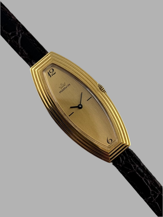 Marvin Ladies Manual Wind - Rare Art Deco Case