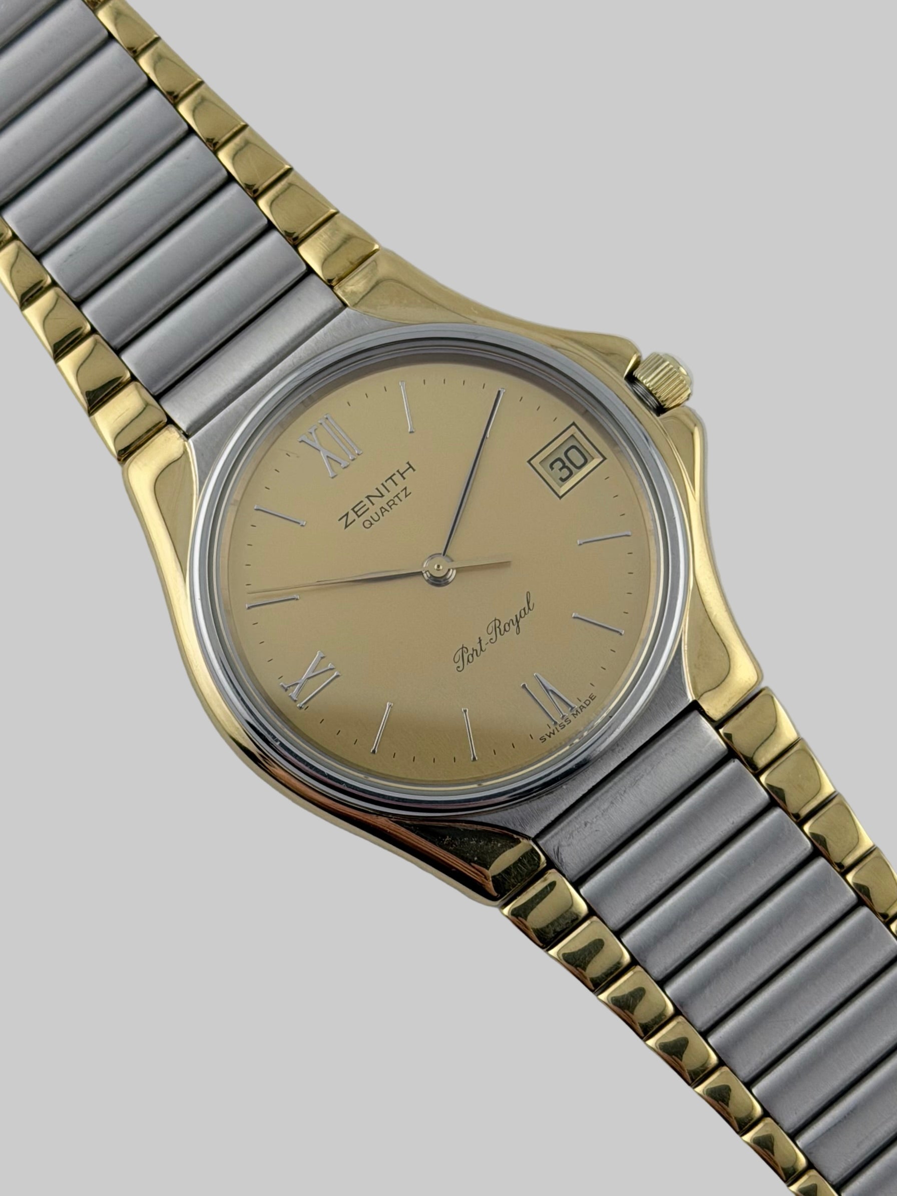 【VINTAGE】 ZENITH クォーツ Zenith Port Royal - Quartz - 59.0150.626 – The Wrist Watcher
