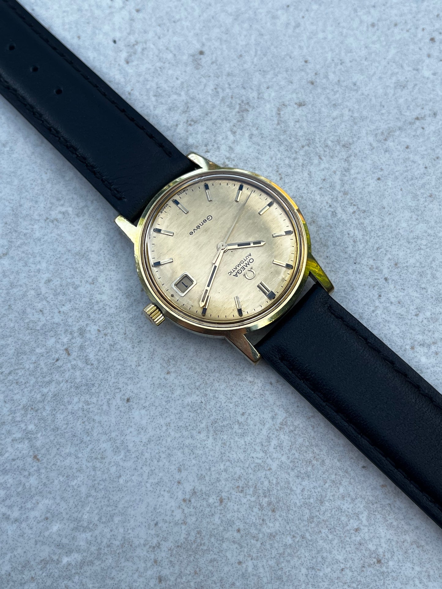 Omega Geneve Automatic Shantung Dial 166.070