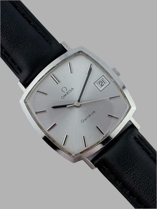 Omega Geneve Manual Wind Date 132.0052 - Box and Papers