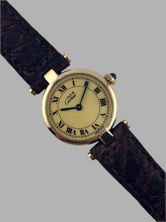 Cartier Vermeil Must De Paris Quartz - 18 - Ladies