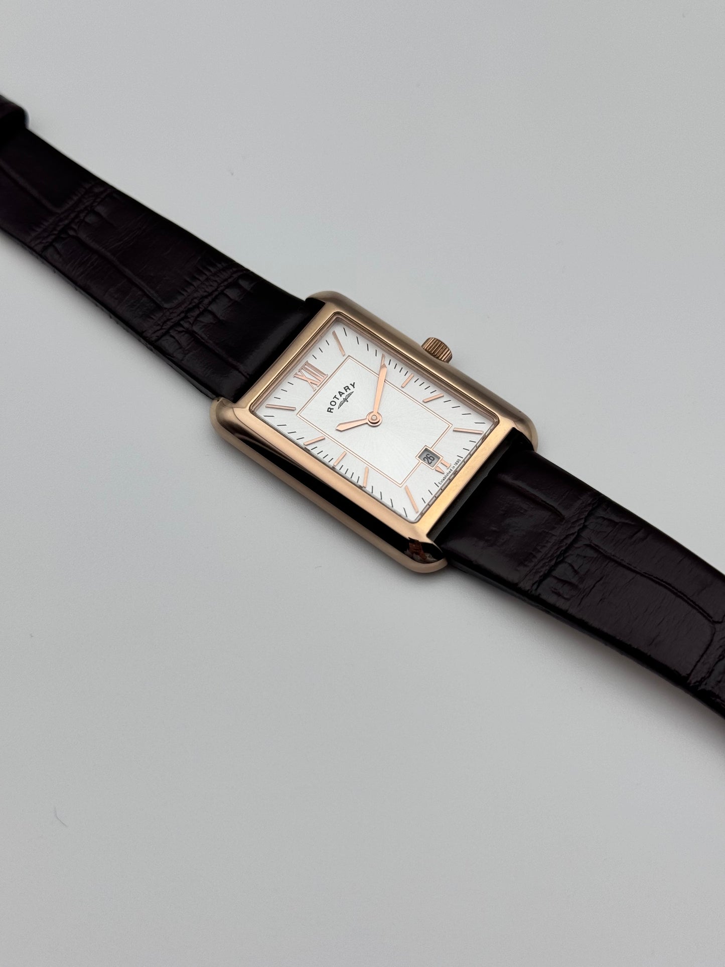 Rotary Tank Quartz Rose Gold - Original Box - GS02691/02