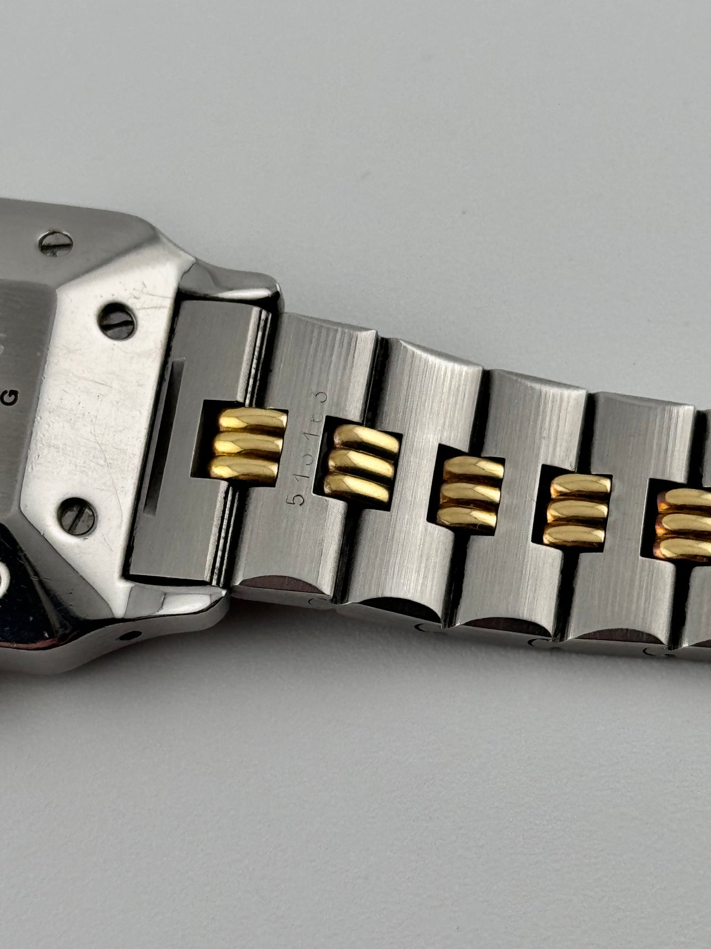 Cartier Santos Carree Automatic - Rare Godron Bracelet - 2961 - Original Box