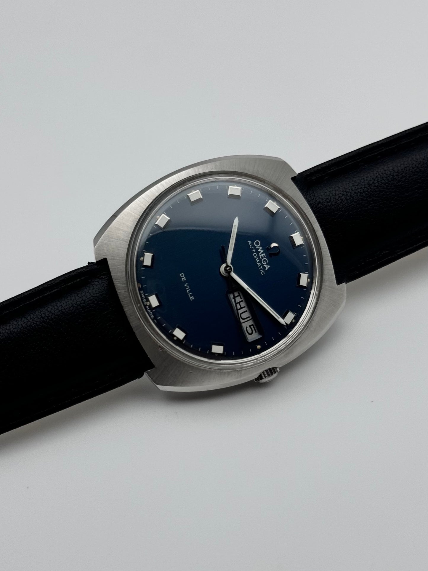 Omega DeVille Automatic Day Date - Rare Dial - 166.053