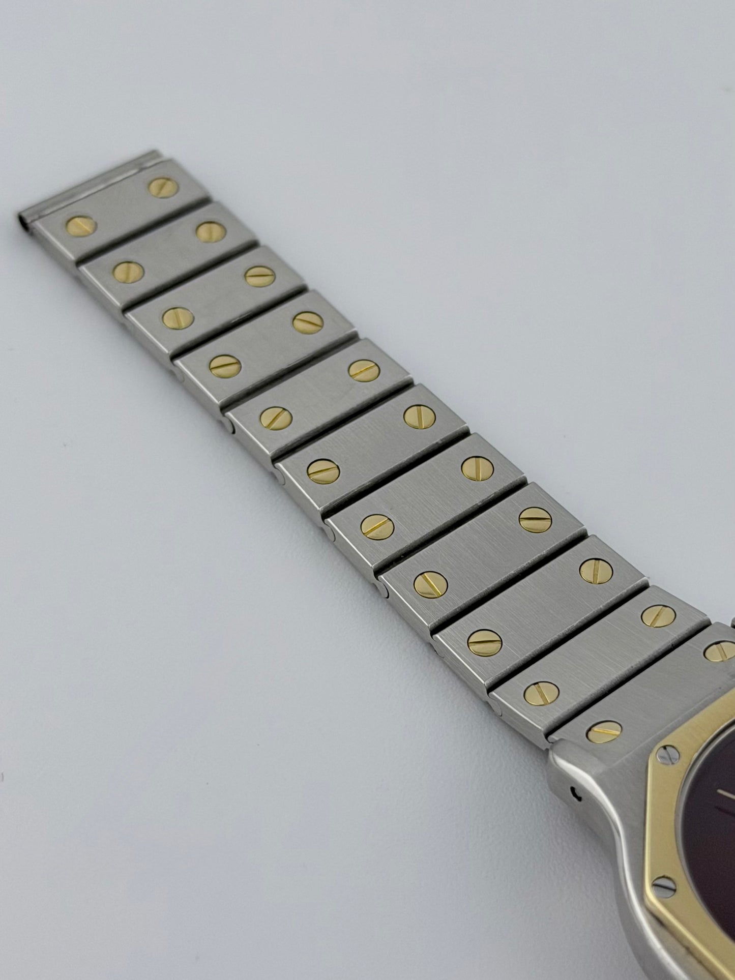 Cartier Santos Octagon Automatic Date - 2966 - RARE! - Box and Papers!