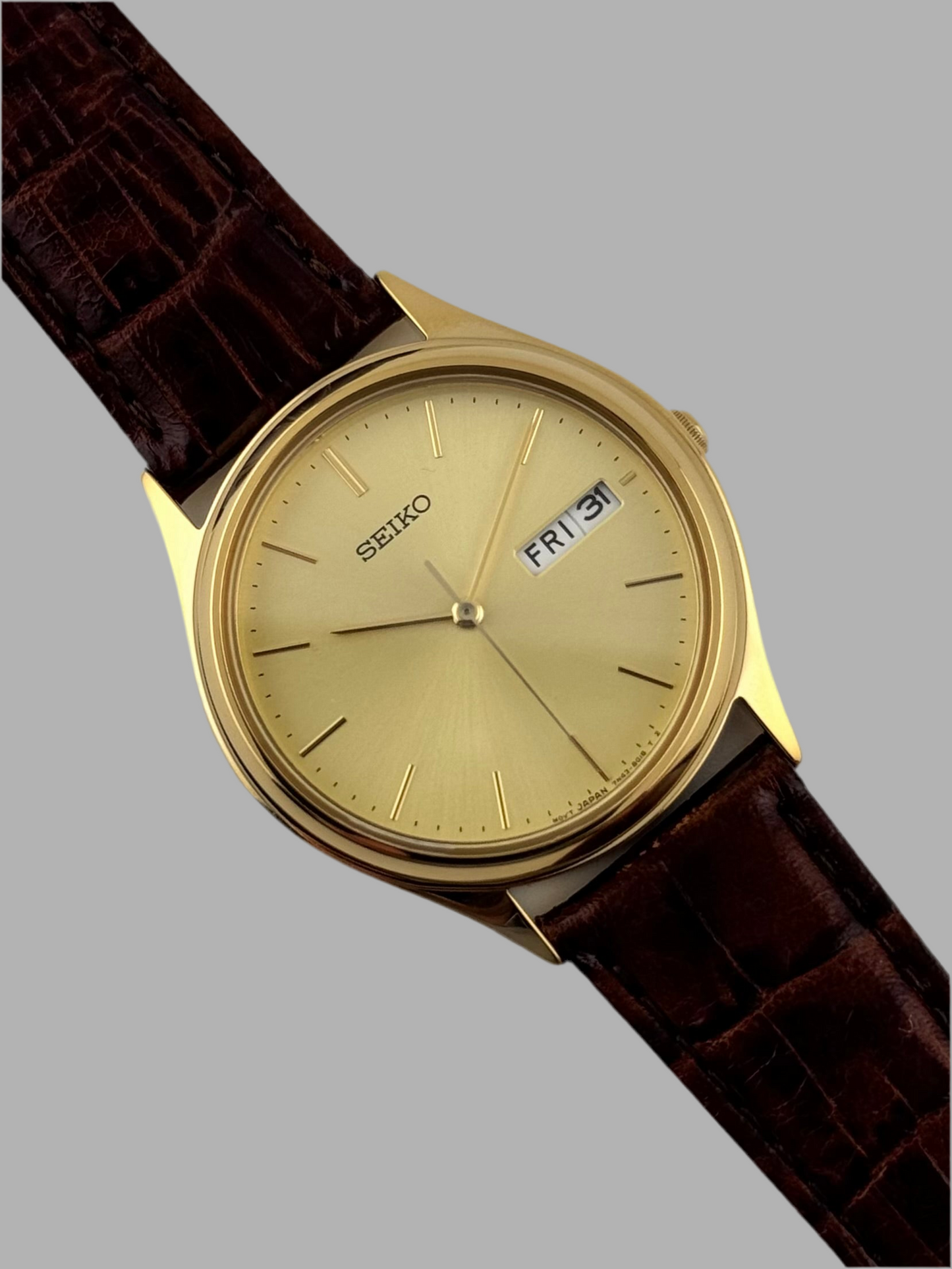 Seiko Quartz Day-Date 7N43-8A99