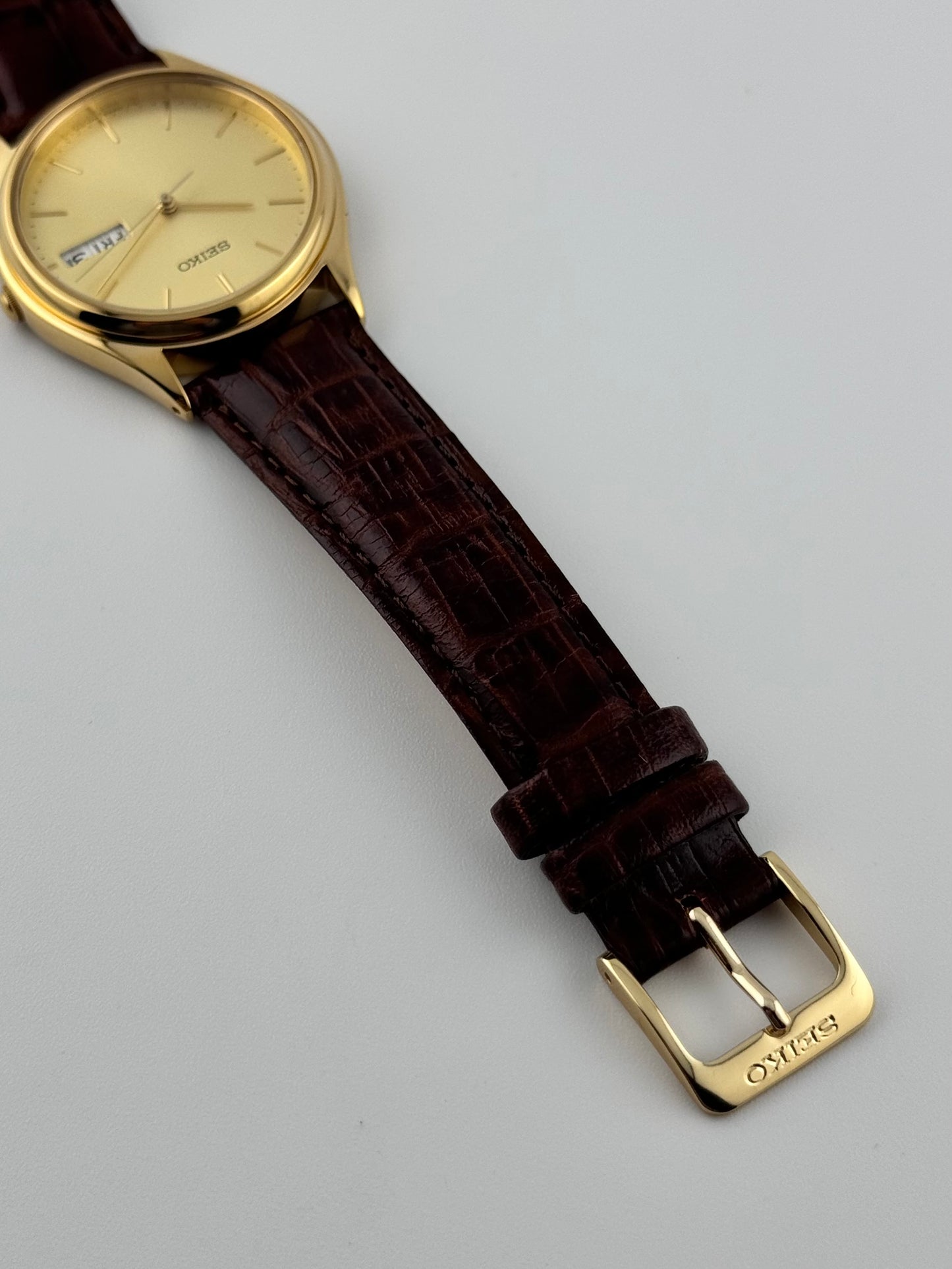 Seiko Quartz Day-Date 7N43-8A99