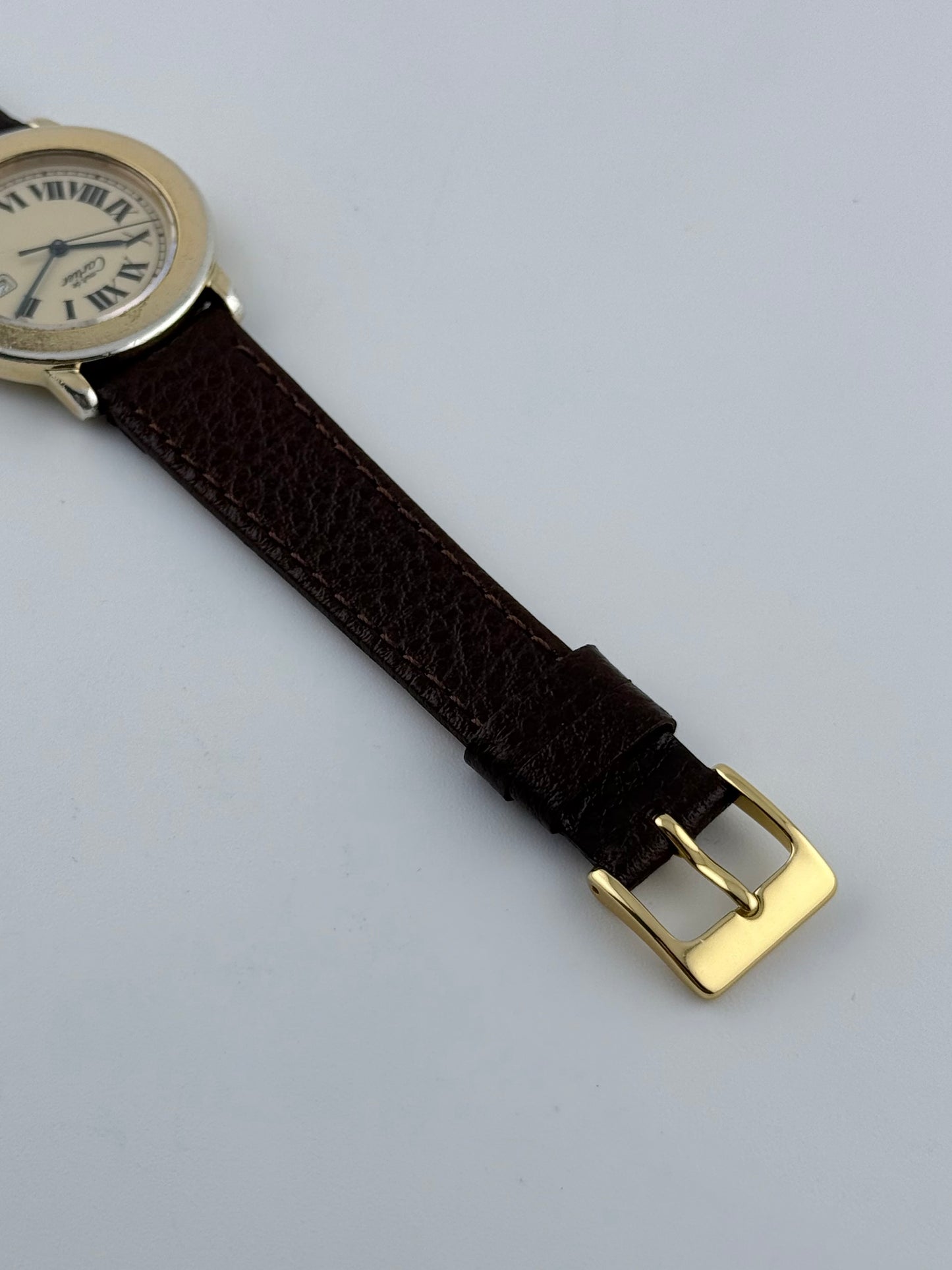 Cartier Must De Quartz Ronde Date 1800-1 - Champagne Dial