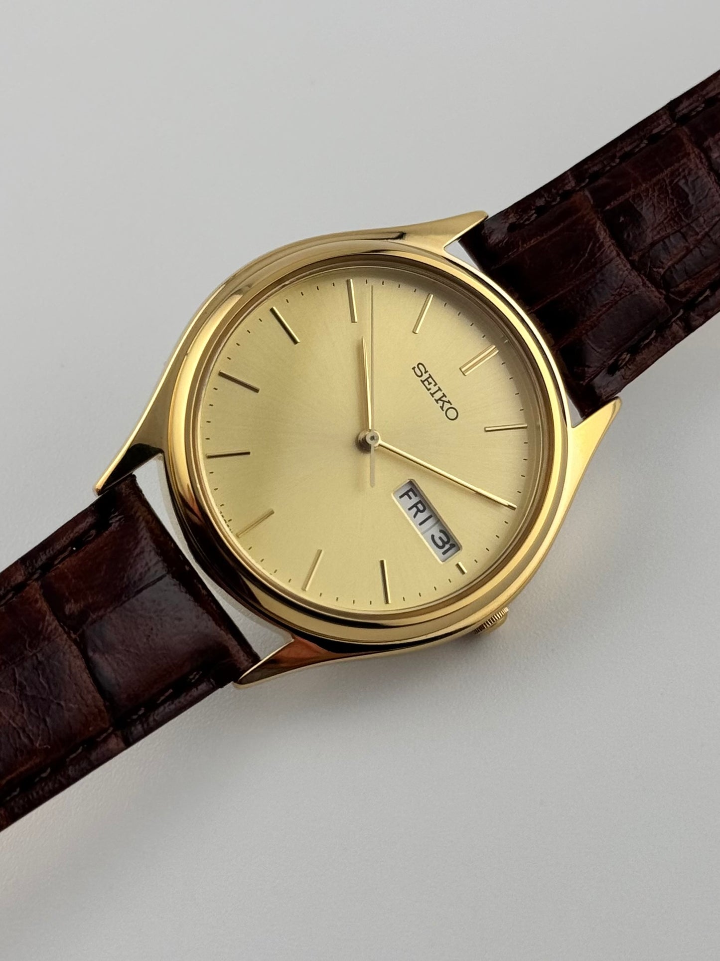 Seiko Quartz Day-Date 7N43-8A99