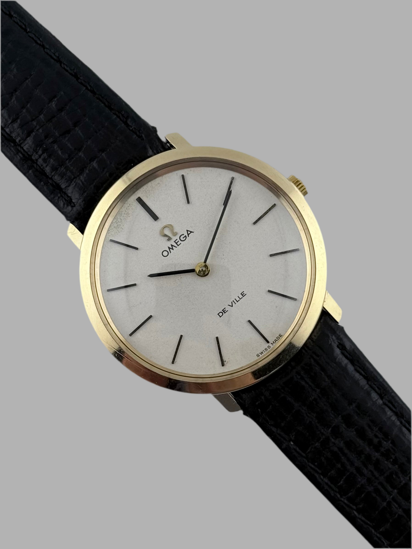 Omega De Ville Manual Wind 9ct Gold - 111.077 - Original Strap & Buckle