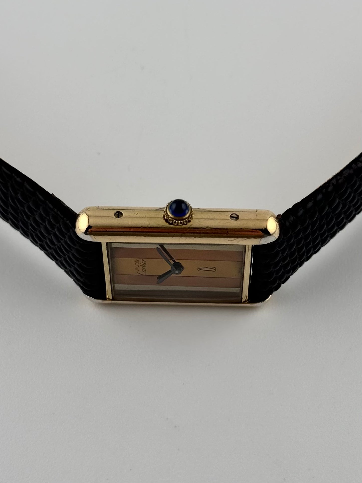 Cartier Must De Paris Tank Manual Wind - 6-168801 Trinity Dial