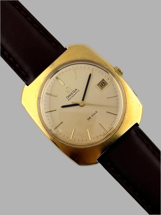 Omega De Ville Automatic Date Rare Jumbo Size - 166.085