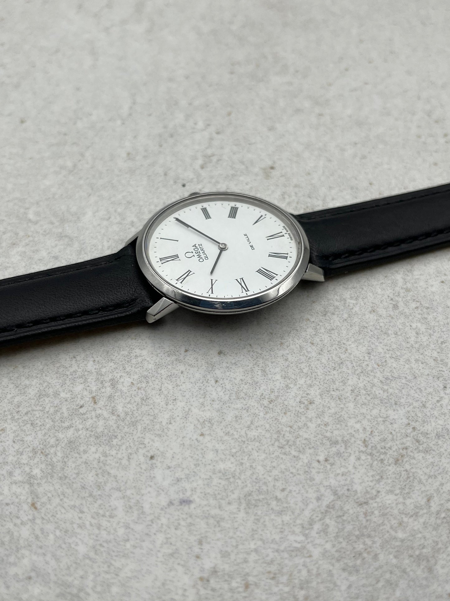 Omega White Dial Quartz Cal 191.0032
