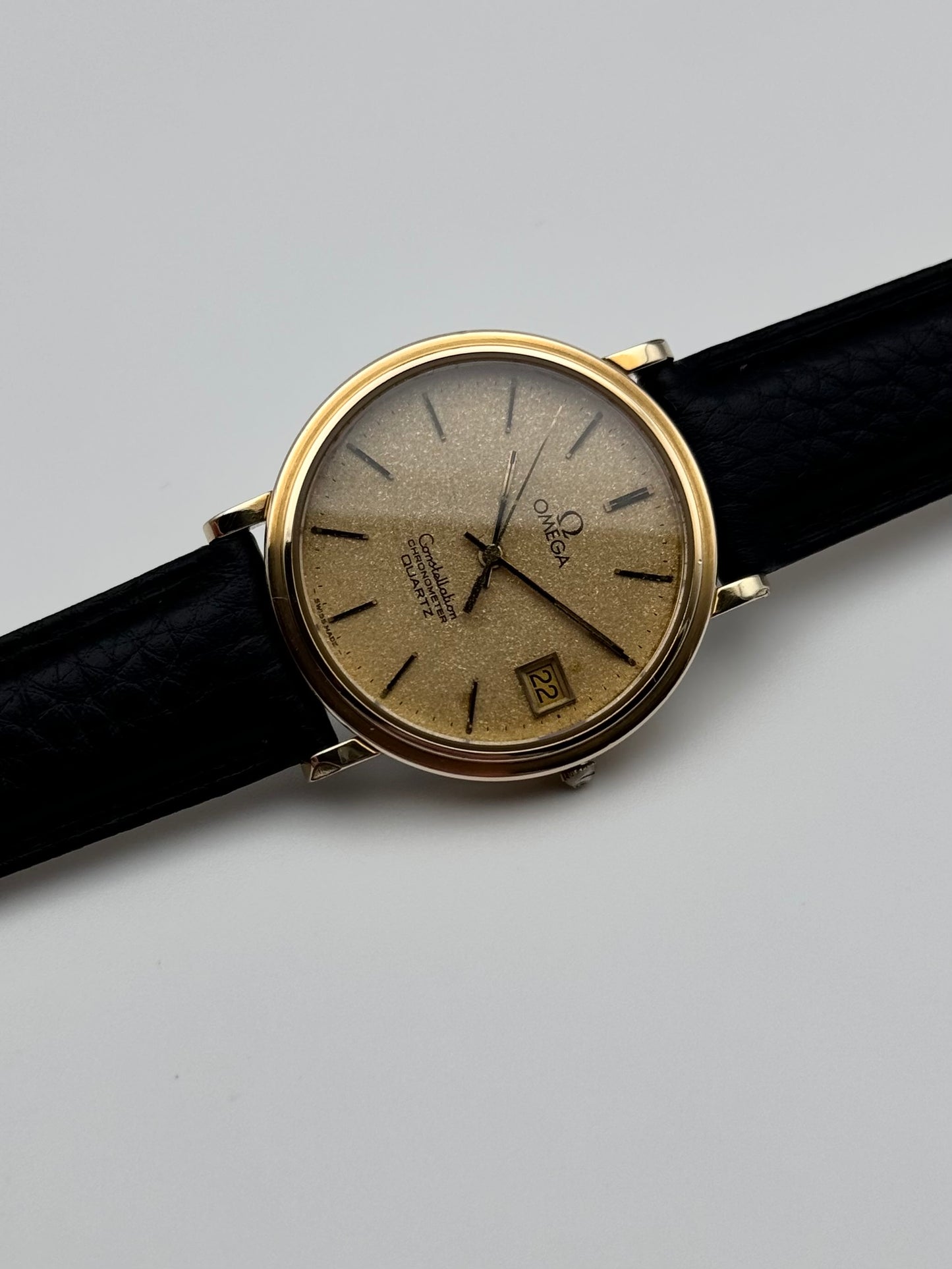 Omega Constellation Chronometer Quartz Date 198.0126 - Rare Dial