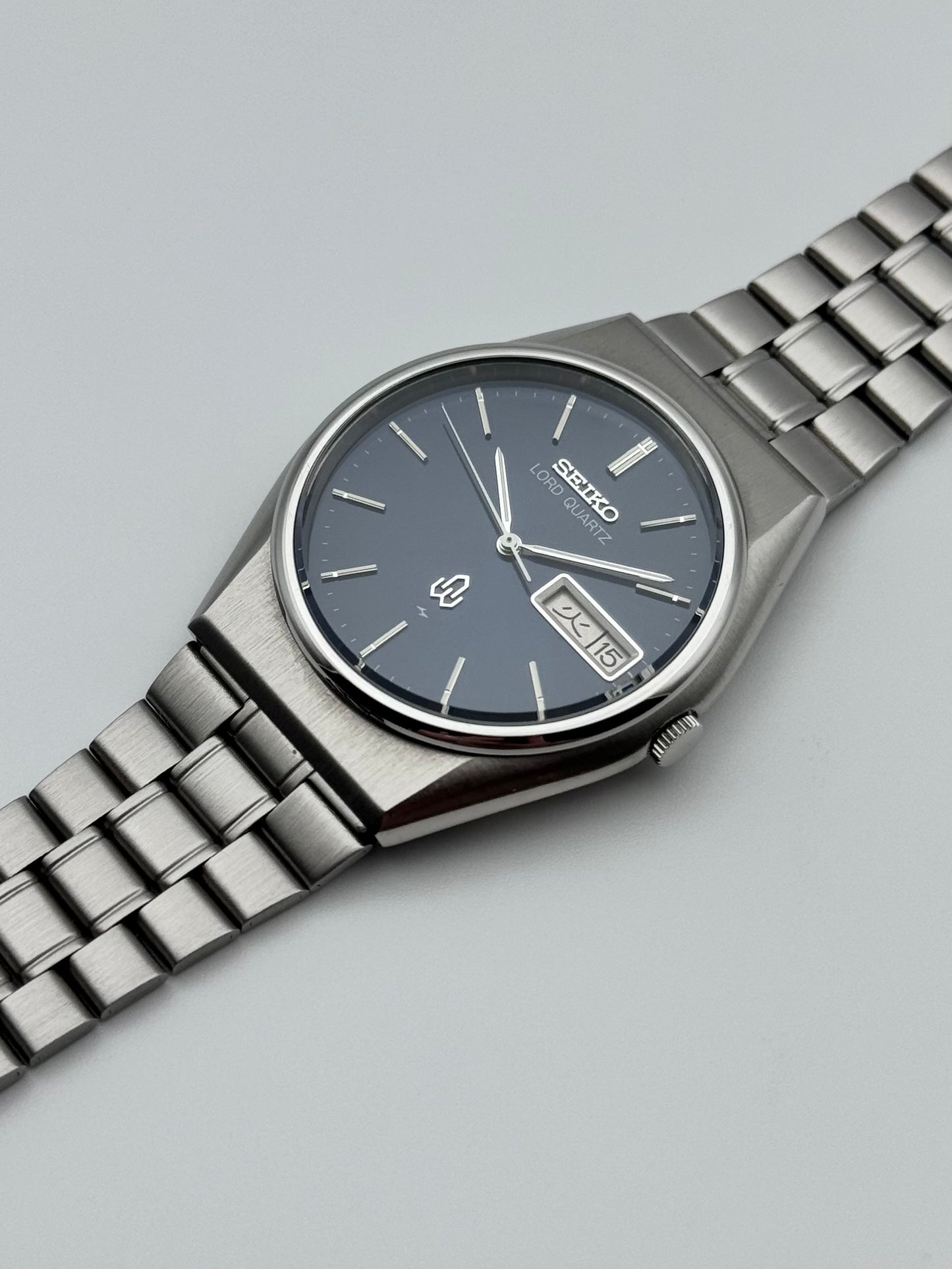 Seiko Lord Quartz JDM Japanese Day-Date 7143-7030