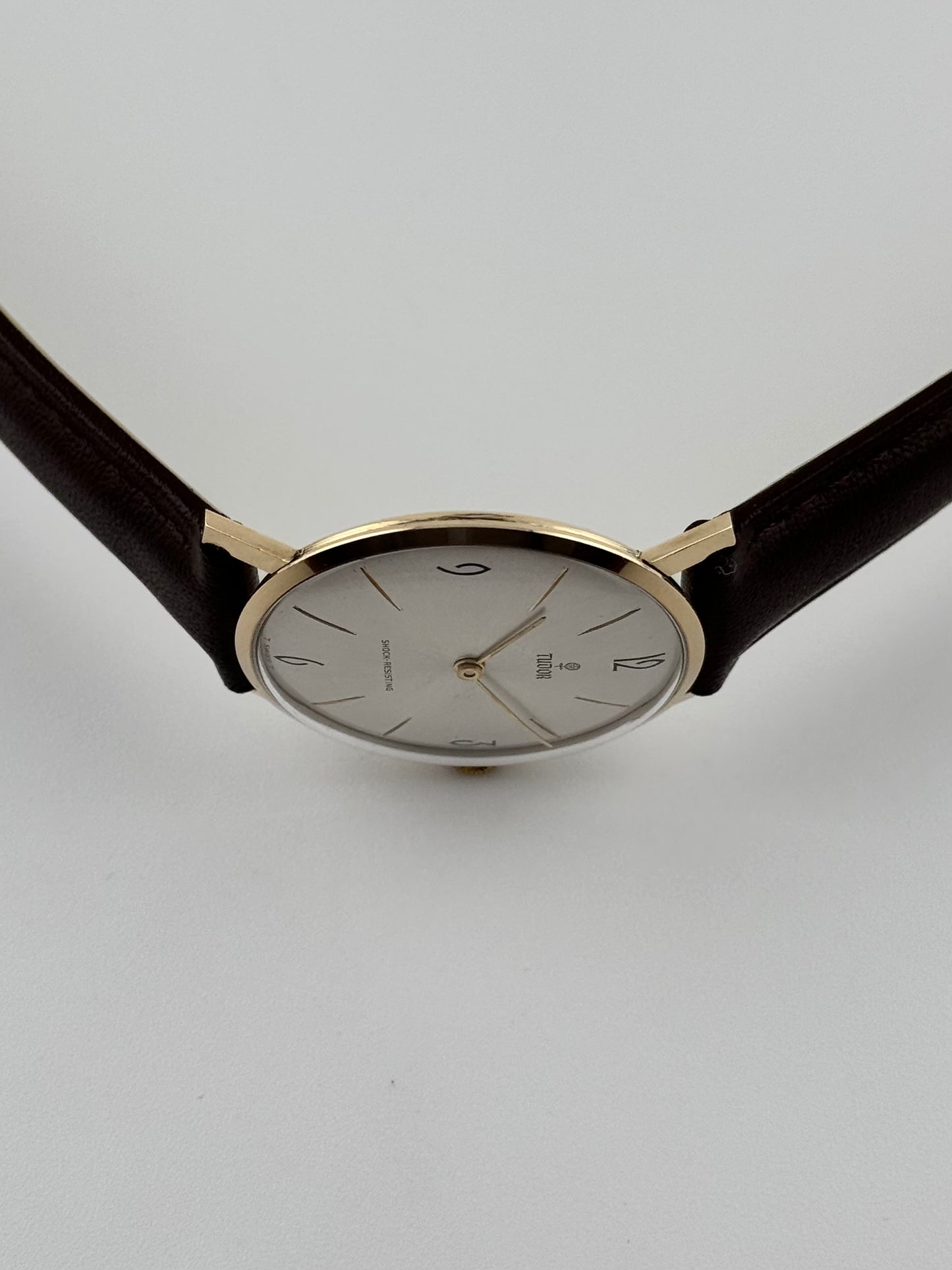 Tudor Manual Wind Shock Resisting 9ct Solid Gold Dress Piece