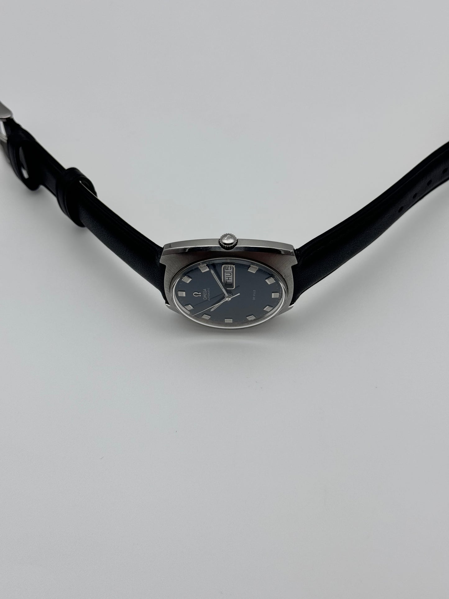 Omega DeVille Automatic Day Date - Rare Dial - 166.053