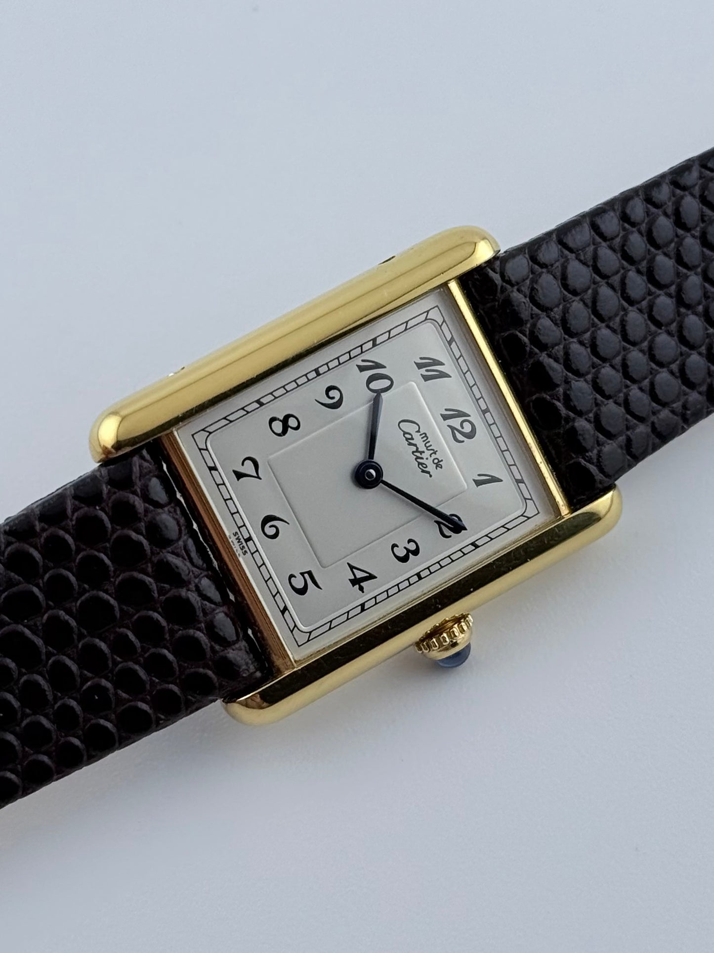 Cartier Vermeil Must De Paris Tank Quartz - 590005 - FULL SET!