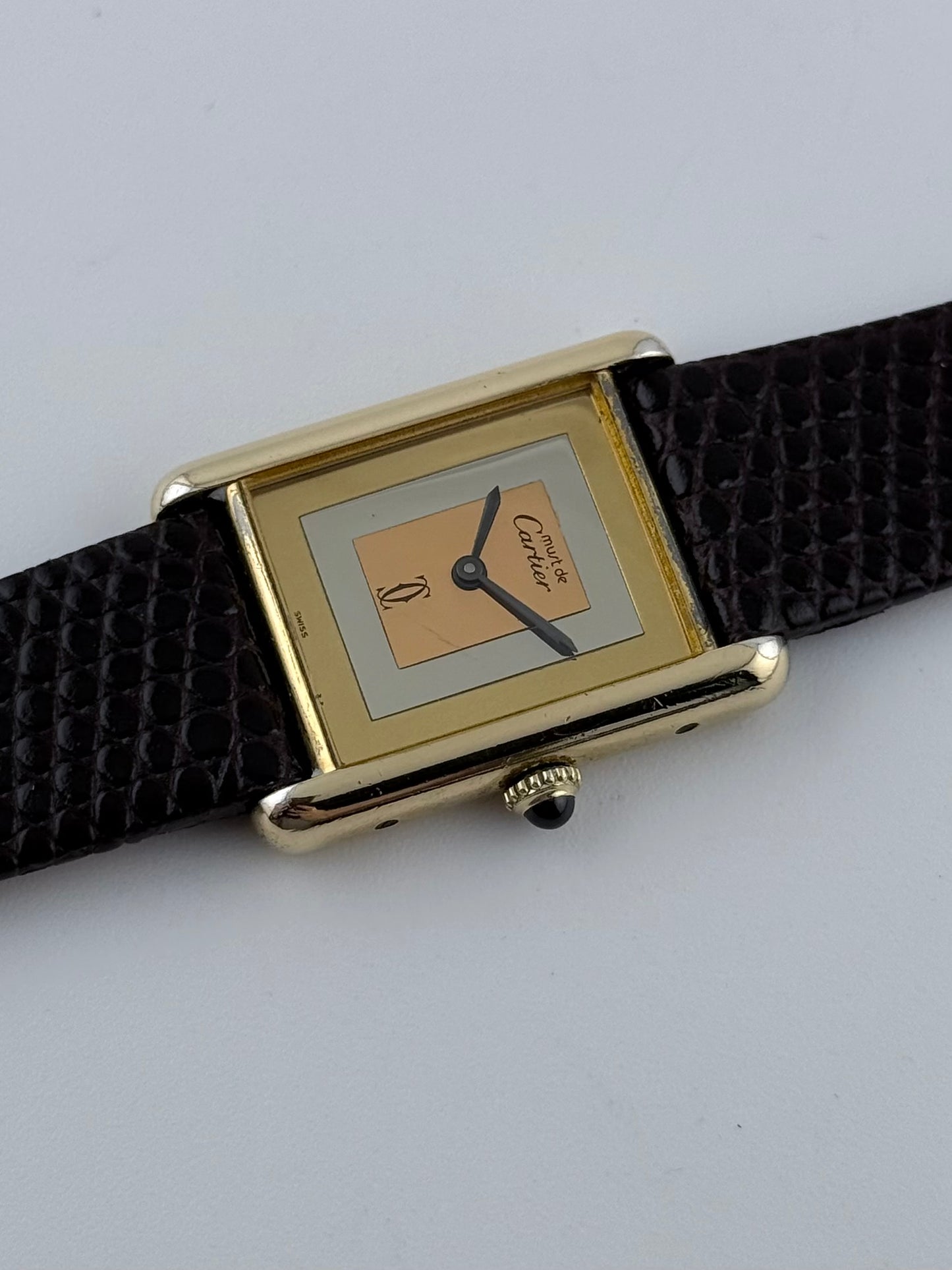 Cartier Must De Paris Tank Quartz - Trinity Dial