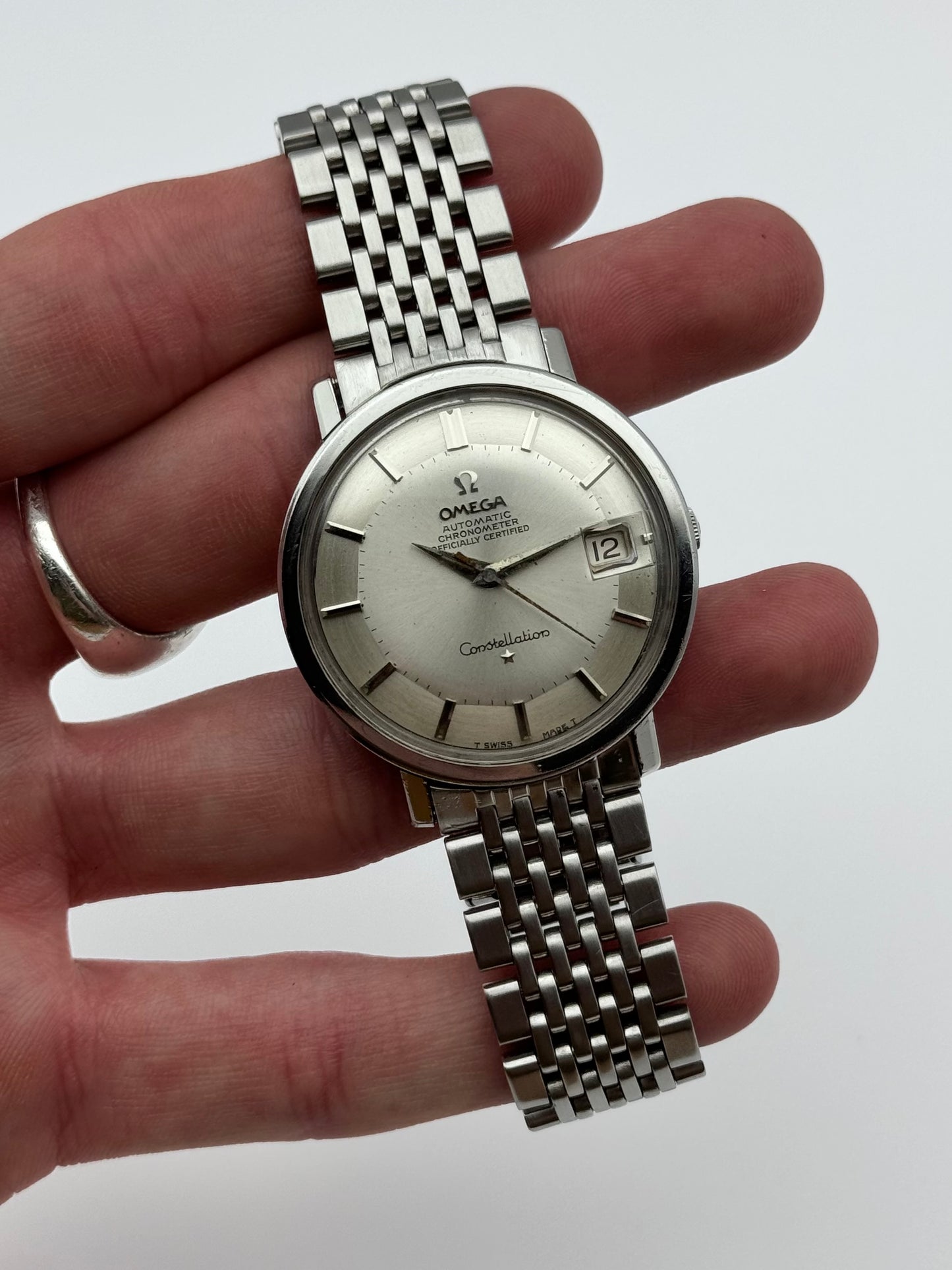 Omega Constellation Pie Pan Chronometer Automatic Date  - 168.004 Original Bracelet