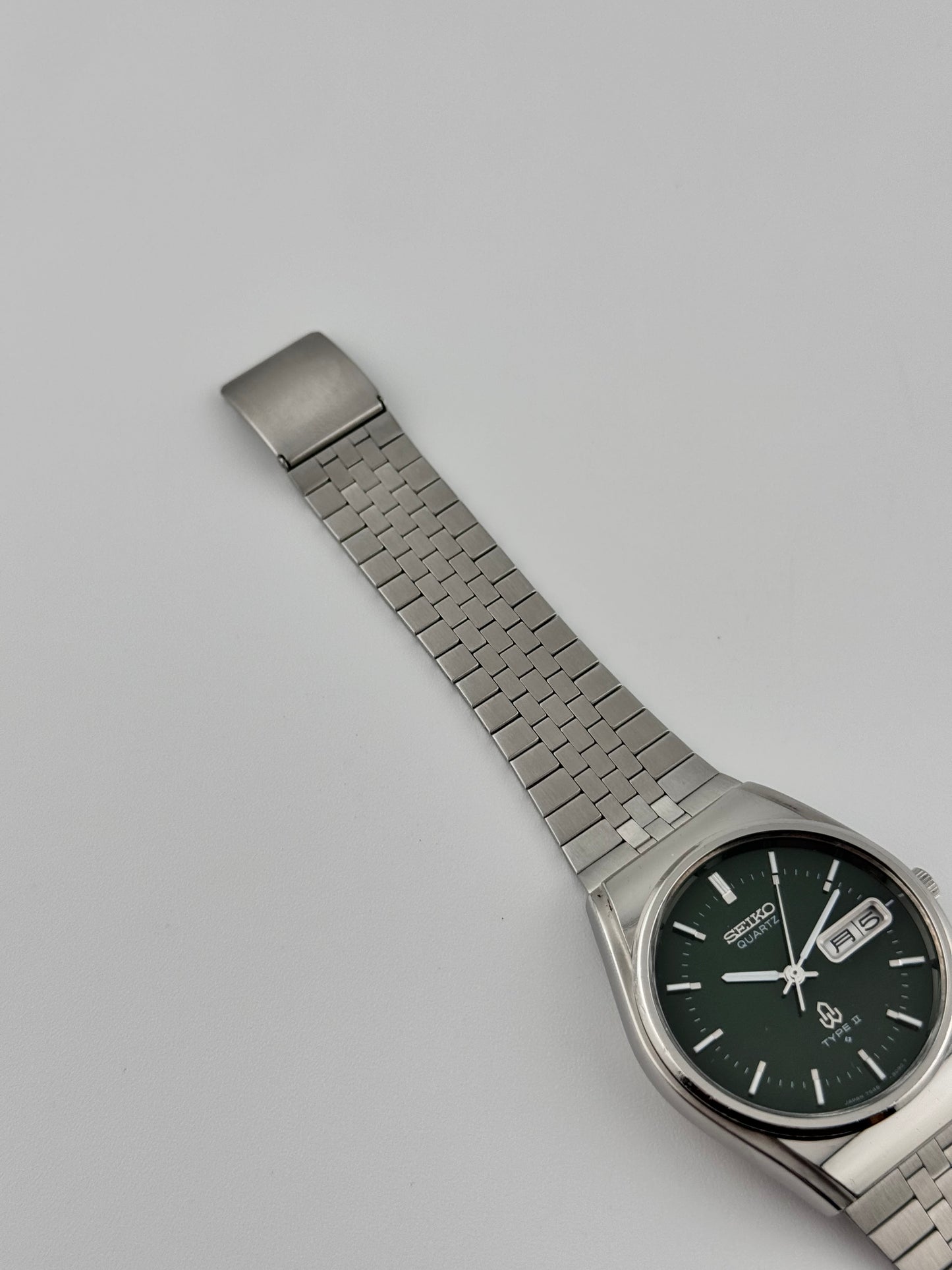 Seiko Type II Quartz JDM - Rare Green Dial - 7546-8000