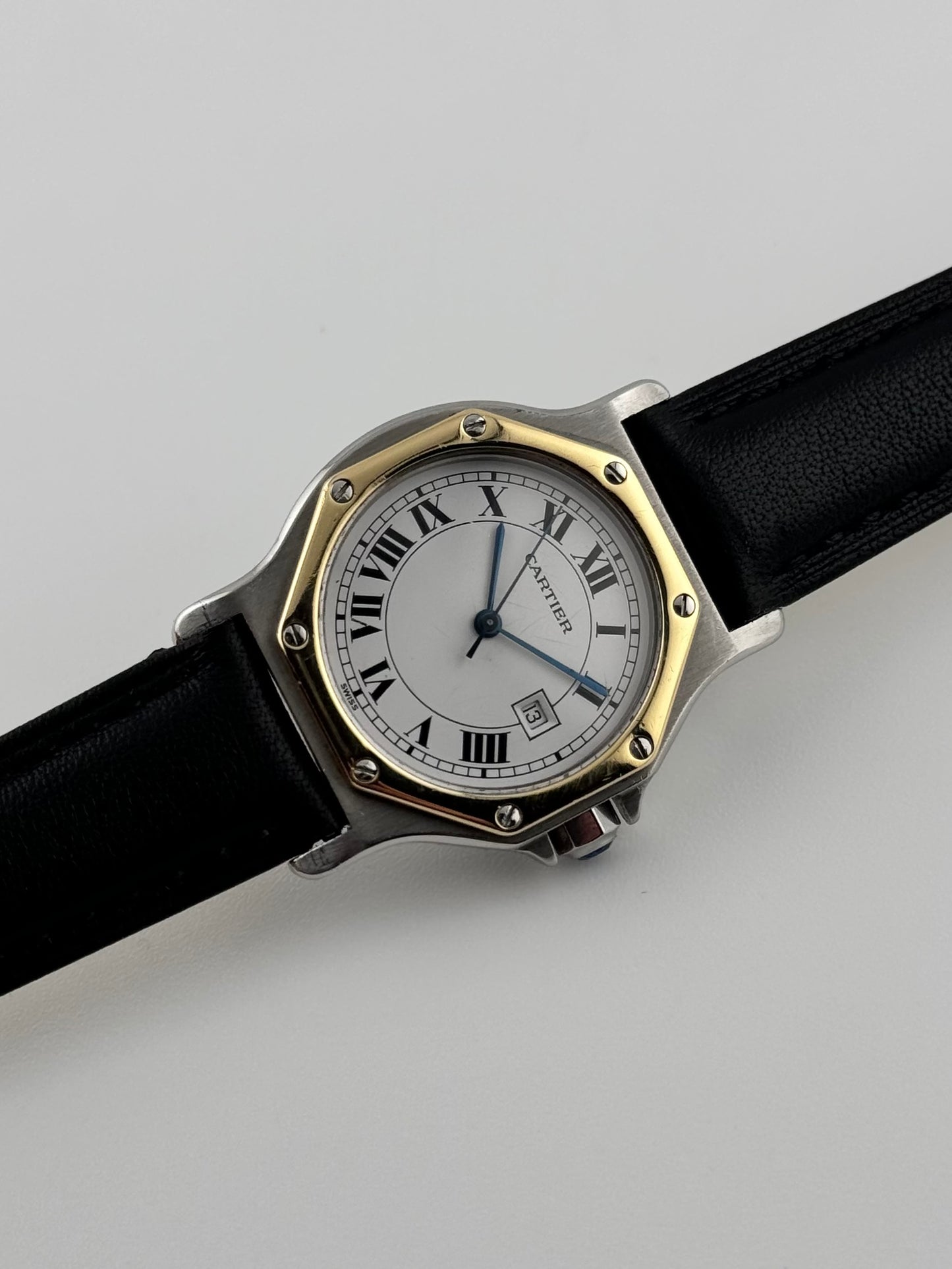 Cartier Santos Octagon Automatic Date - 2966