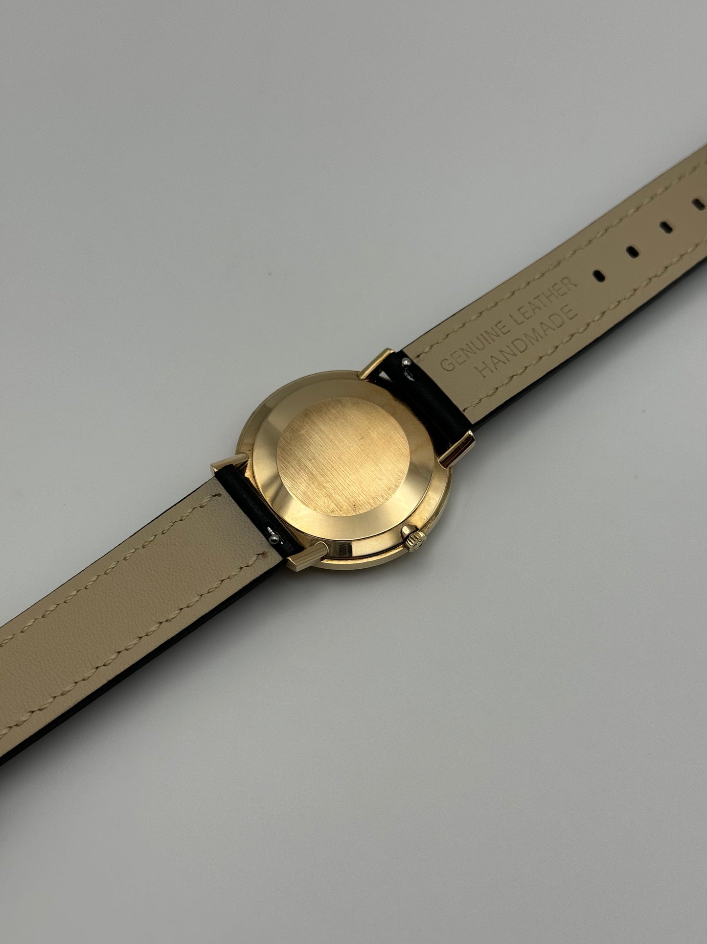 Omega De Ville Manual Wind 9ct Solid Gold - Rare Frosted Dial