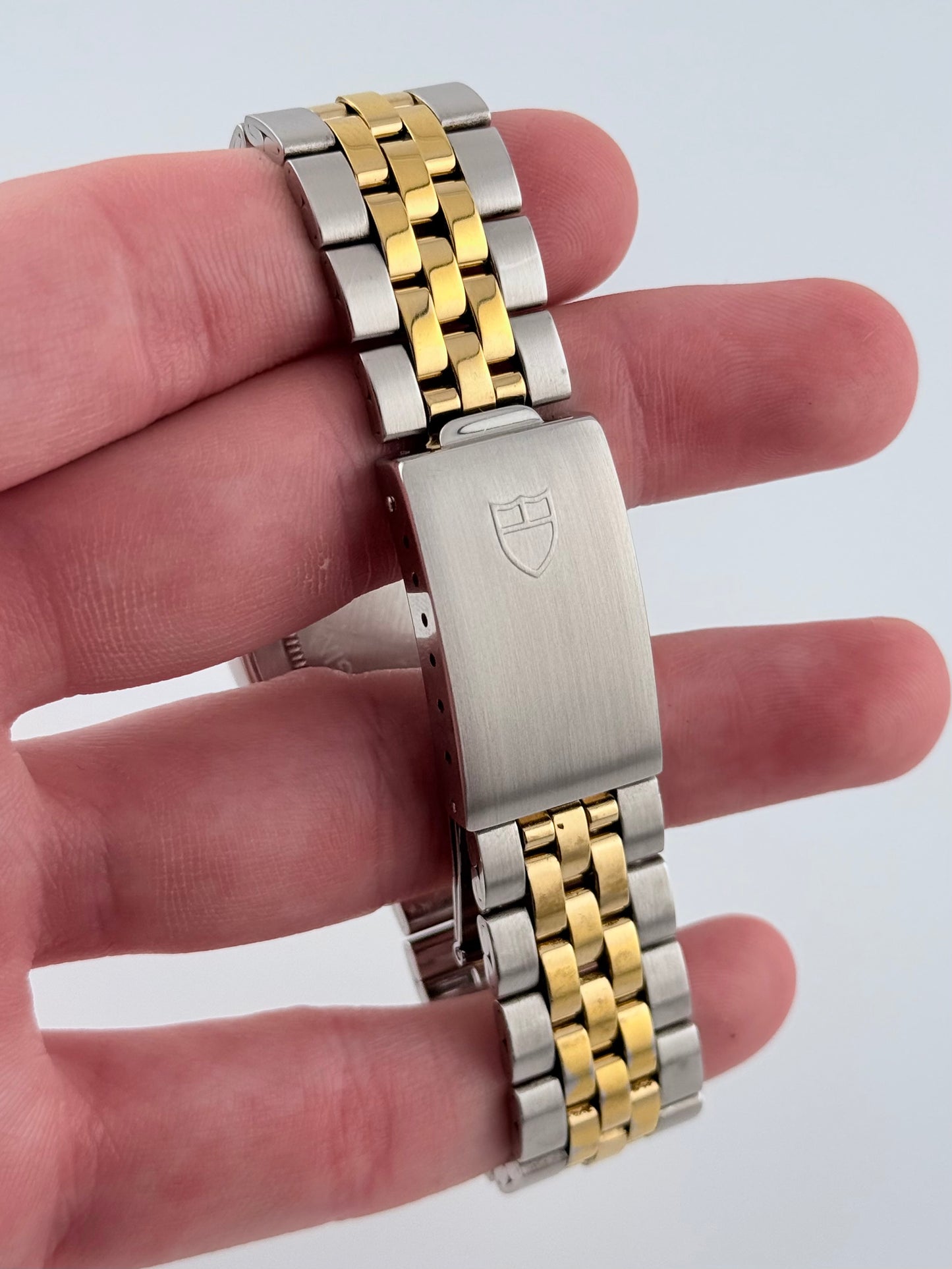 Tudor Prince Oysterdate 74033 Two-Tone - Rare Linen Dial