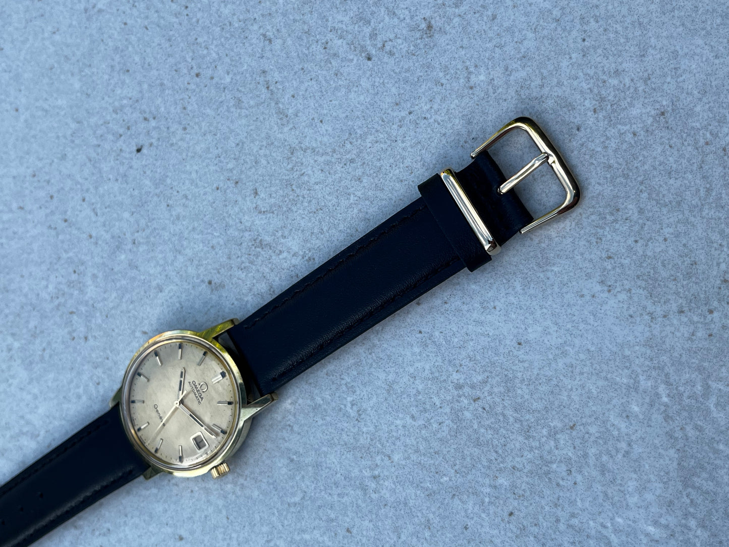 Omega Geneve Automatic Shantung Dial 166.070