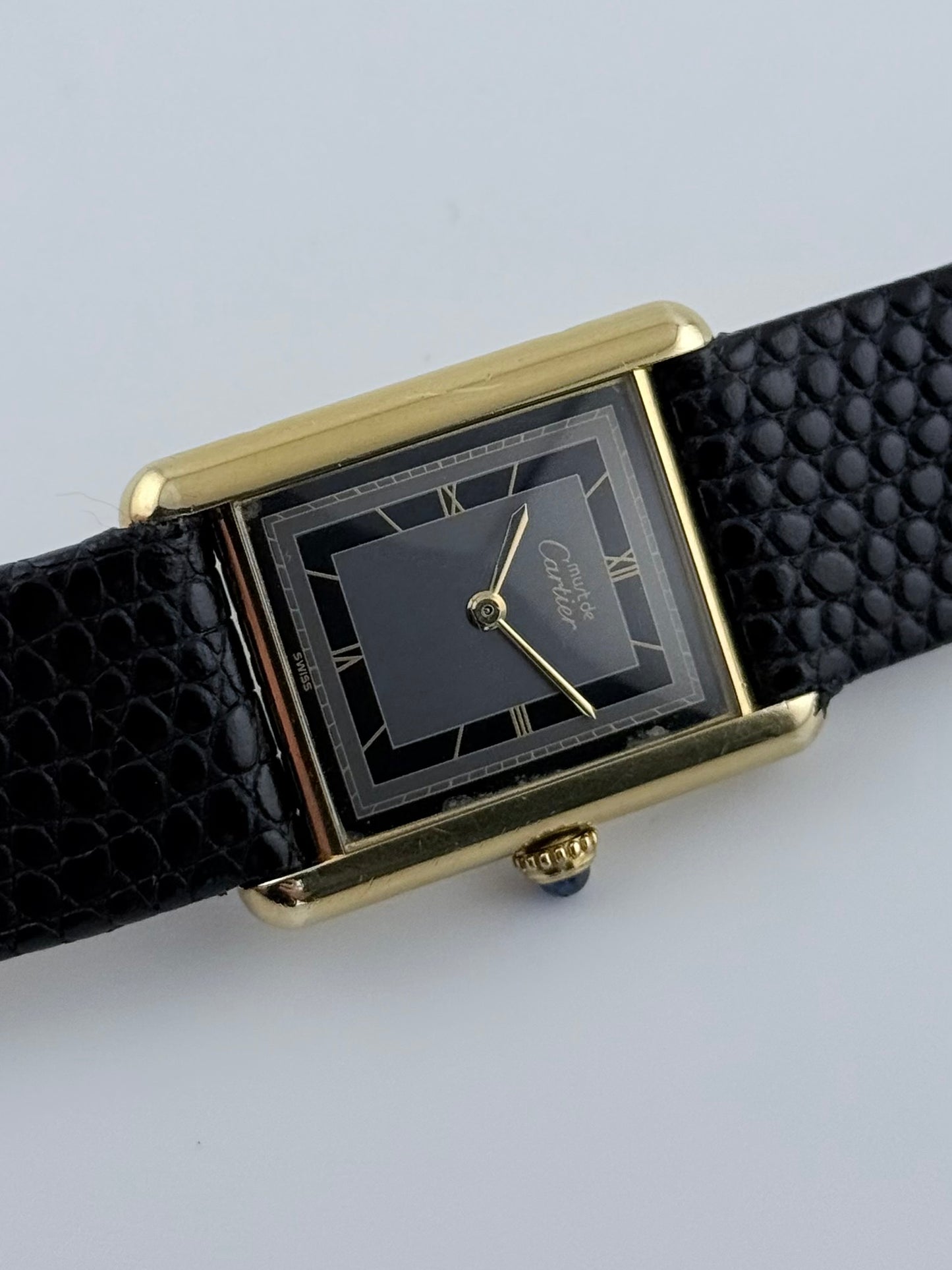 Cartier Must De Tank Quartz - Rare Slate Dial
