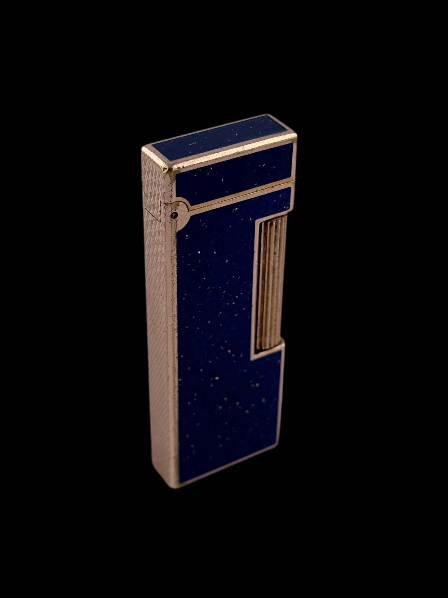 Dunhill Roller Gas Enamel Lapis Lighter