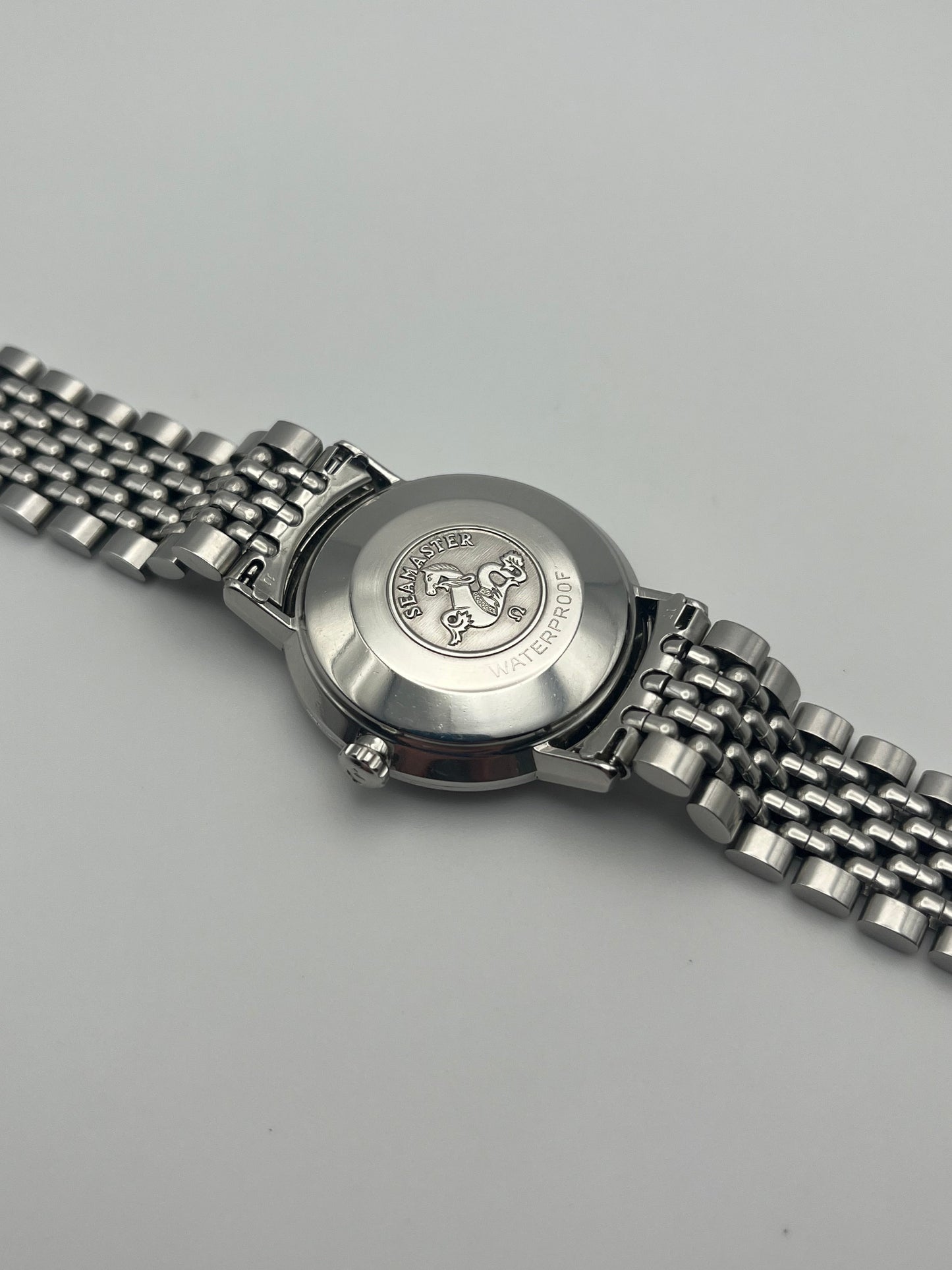 Omega Seamaster DeVille Automatic Fish Scale Dial - Original Beads of Rice Bracelet - 166.020