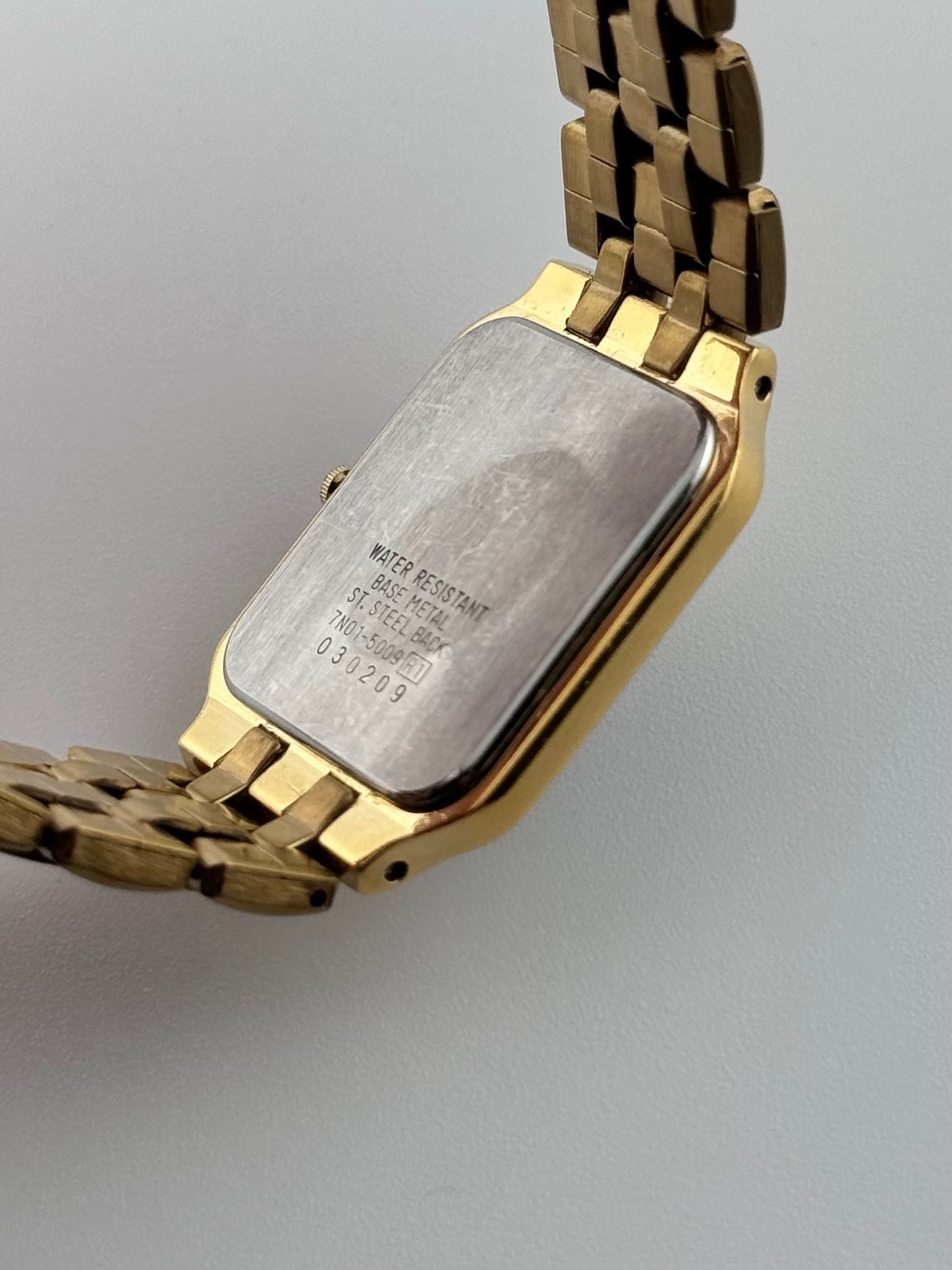 Seiko Tank Quartz - 7N01-5009 - Ultra Rare Dial