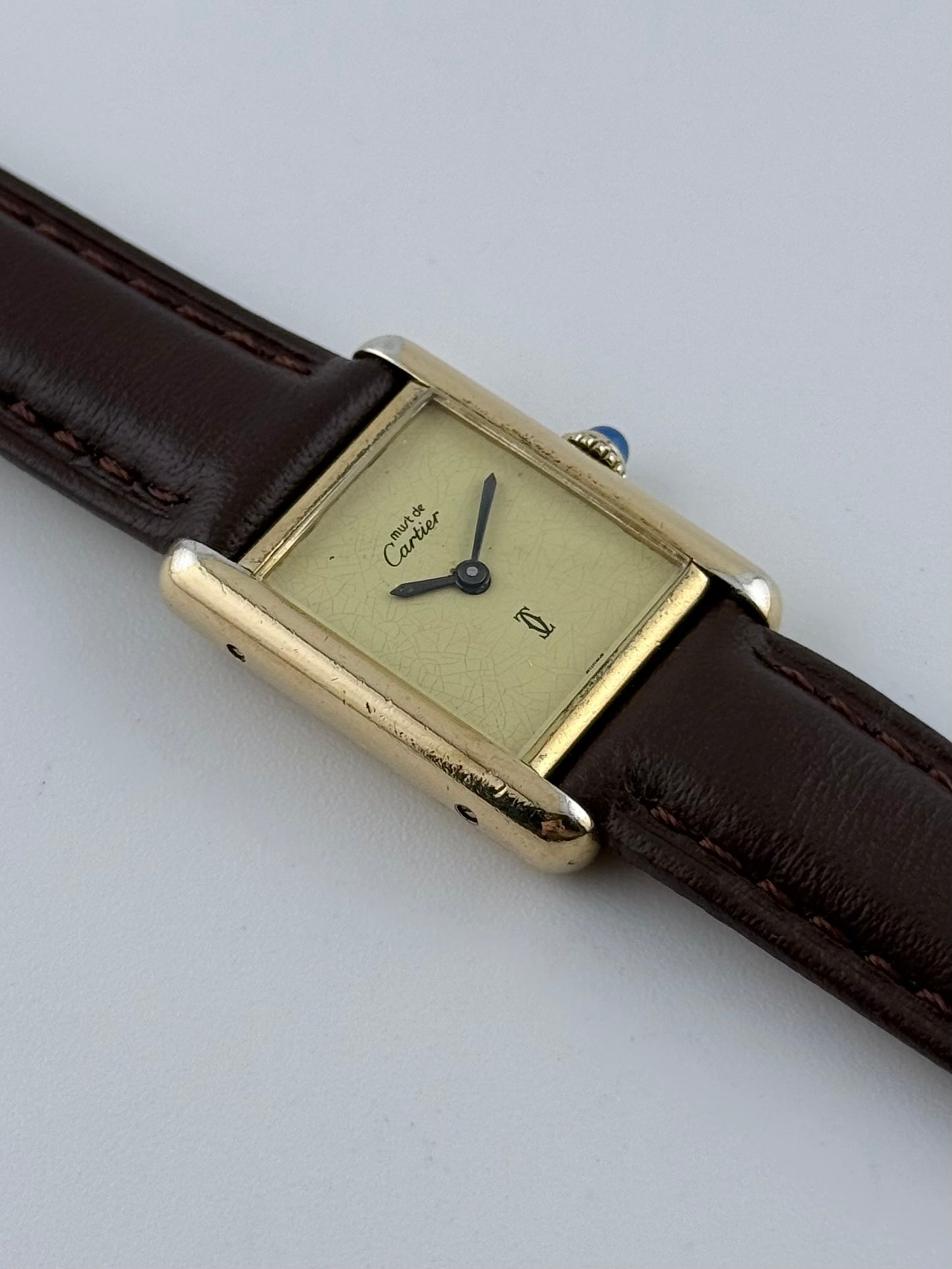 Cartier Must De Paris Tank Manual Wind - 3- Lemon Dial - Ladies