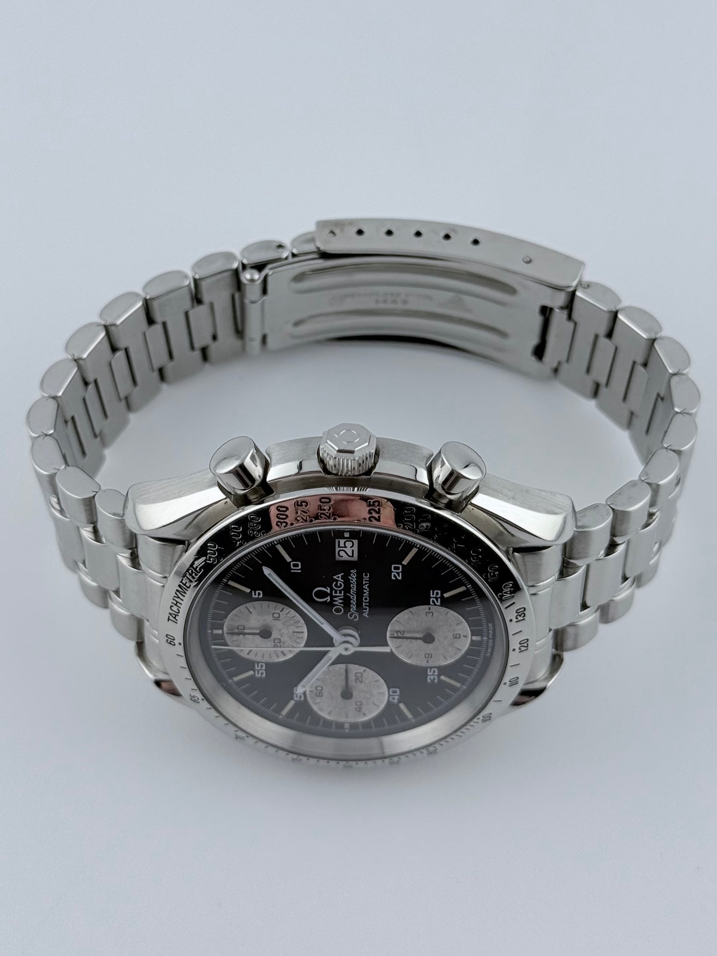 Omega Speedmaster Automatic Date - 175.0043 - Rare Reverse Panda Dial