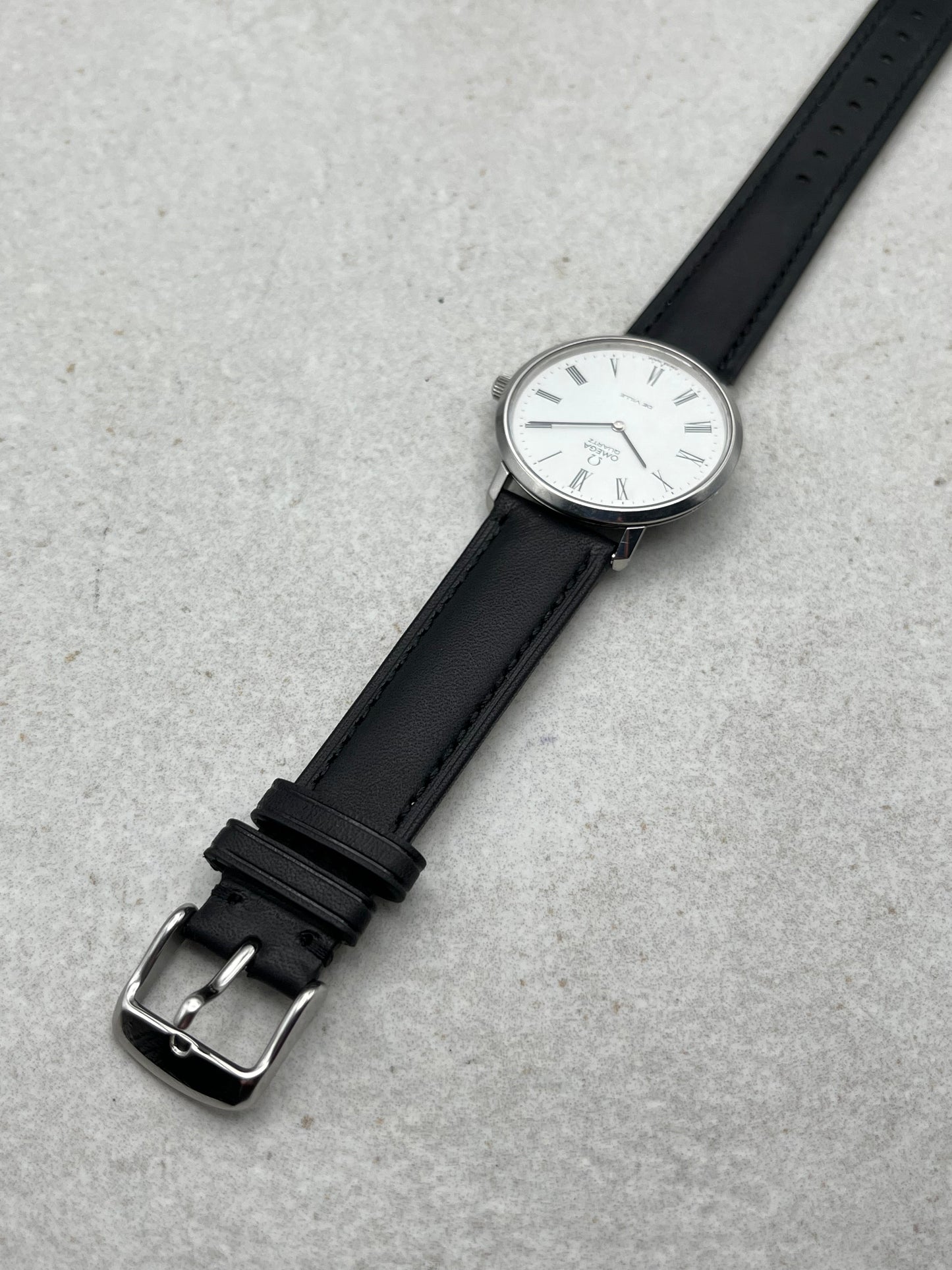 Omega White Dial Quartz Cal 191.0032