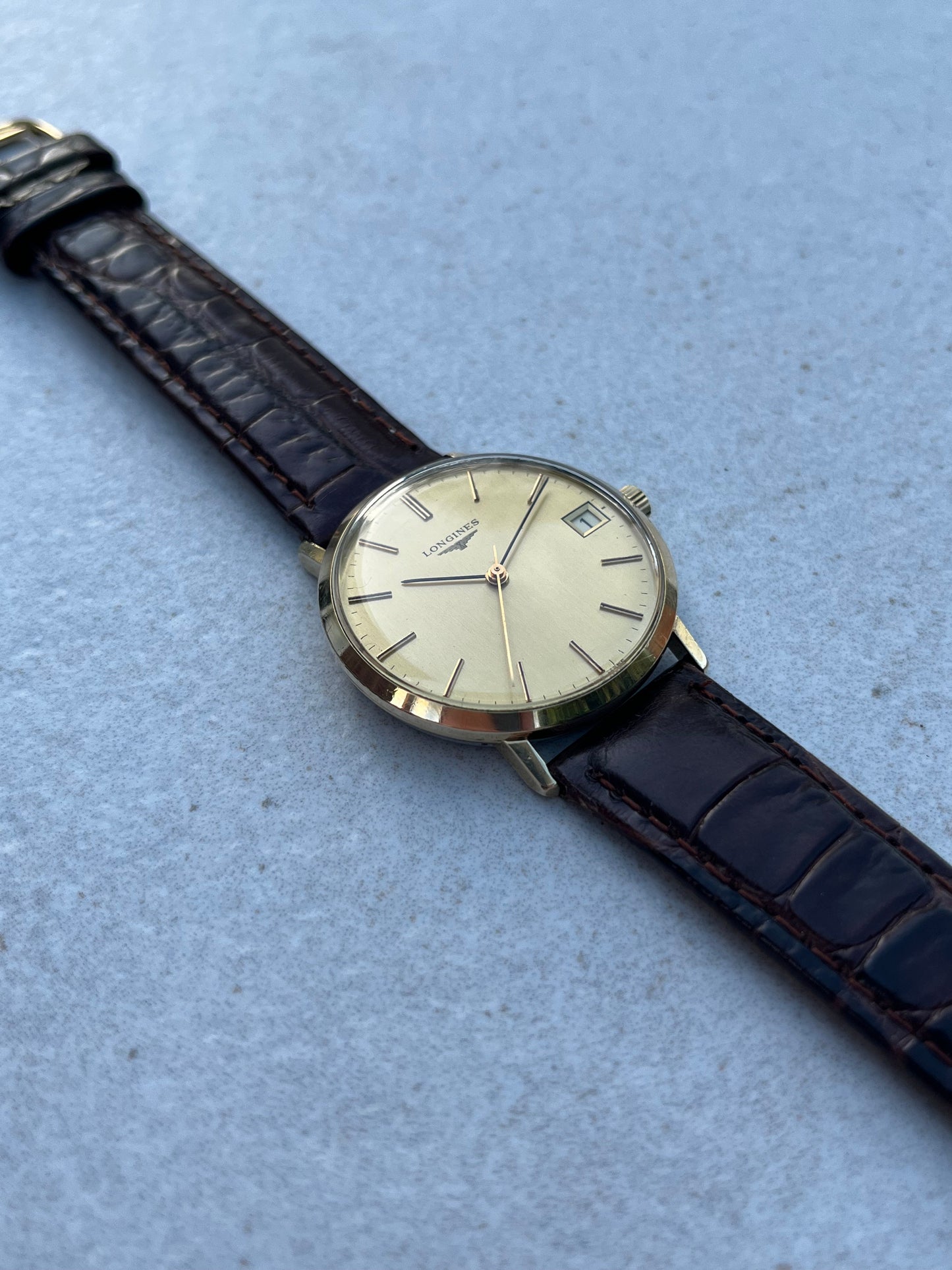 Longines Manual Wind Date 1970s