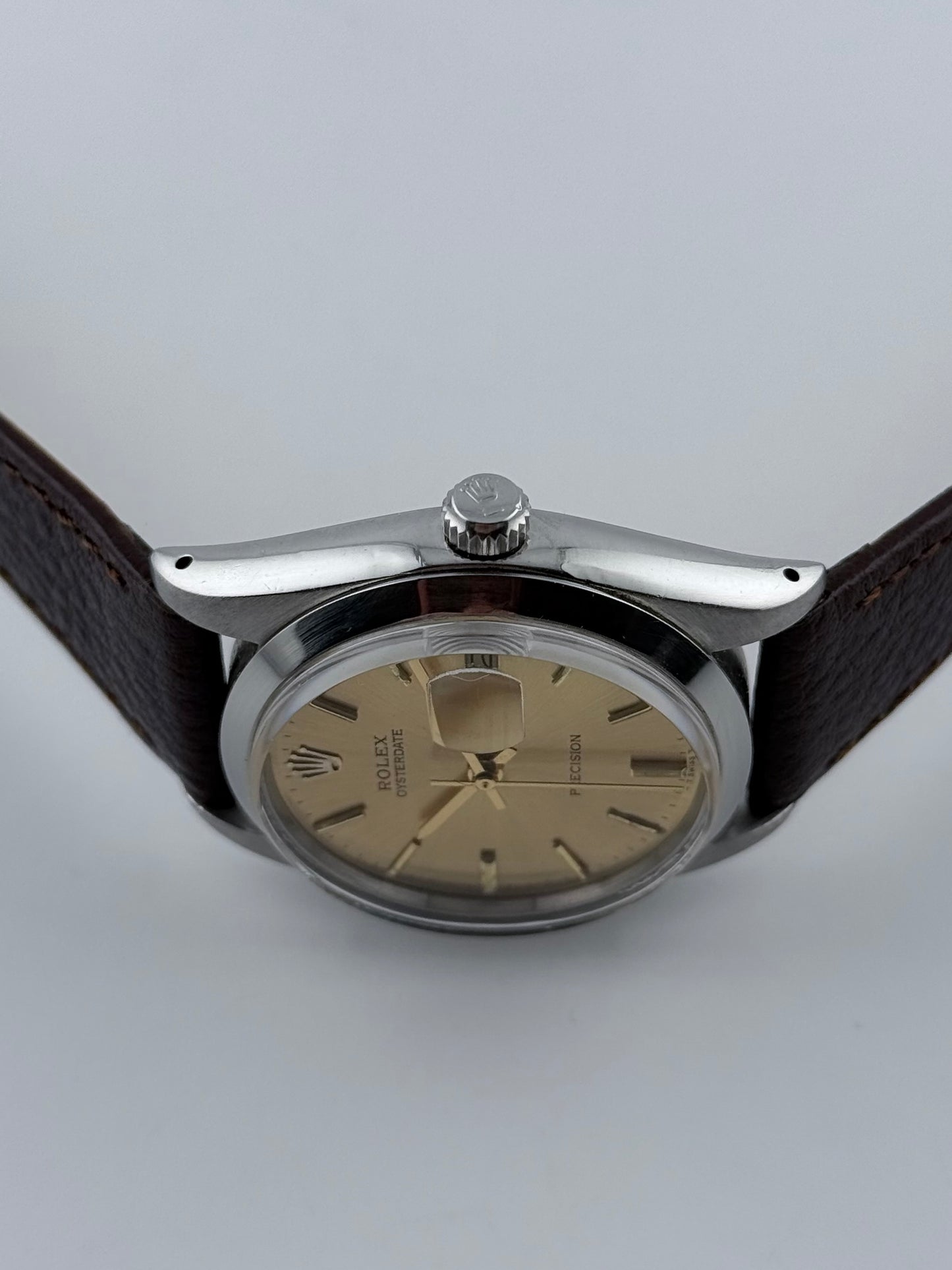 Rolex Oysterdate Precision 6694 Manual Wind - Rare Champagne Dial